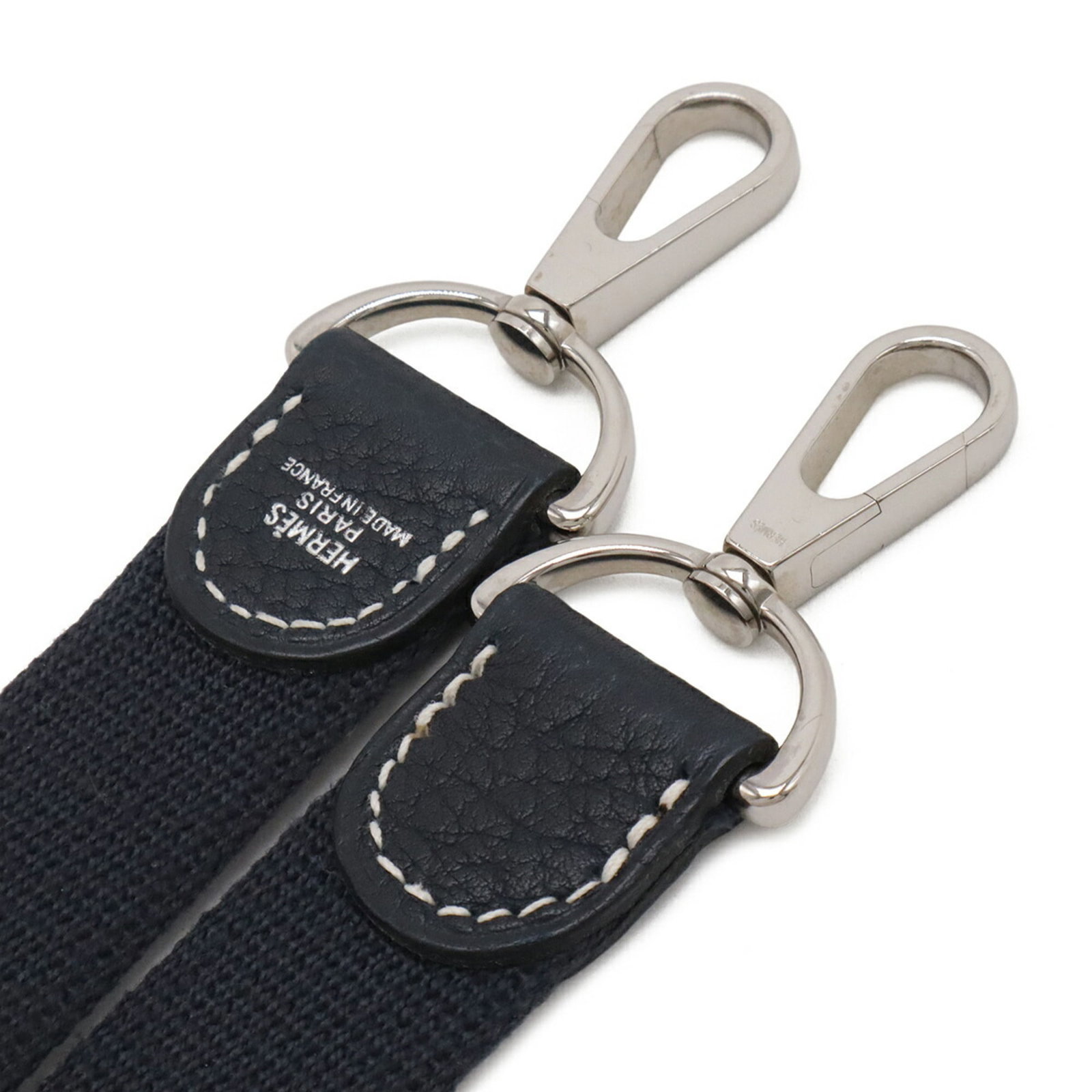 Hermes Leather Strap Canvas - 4