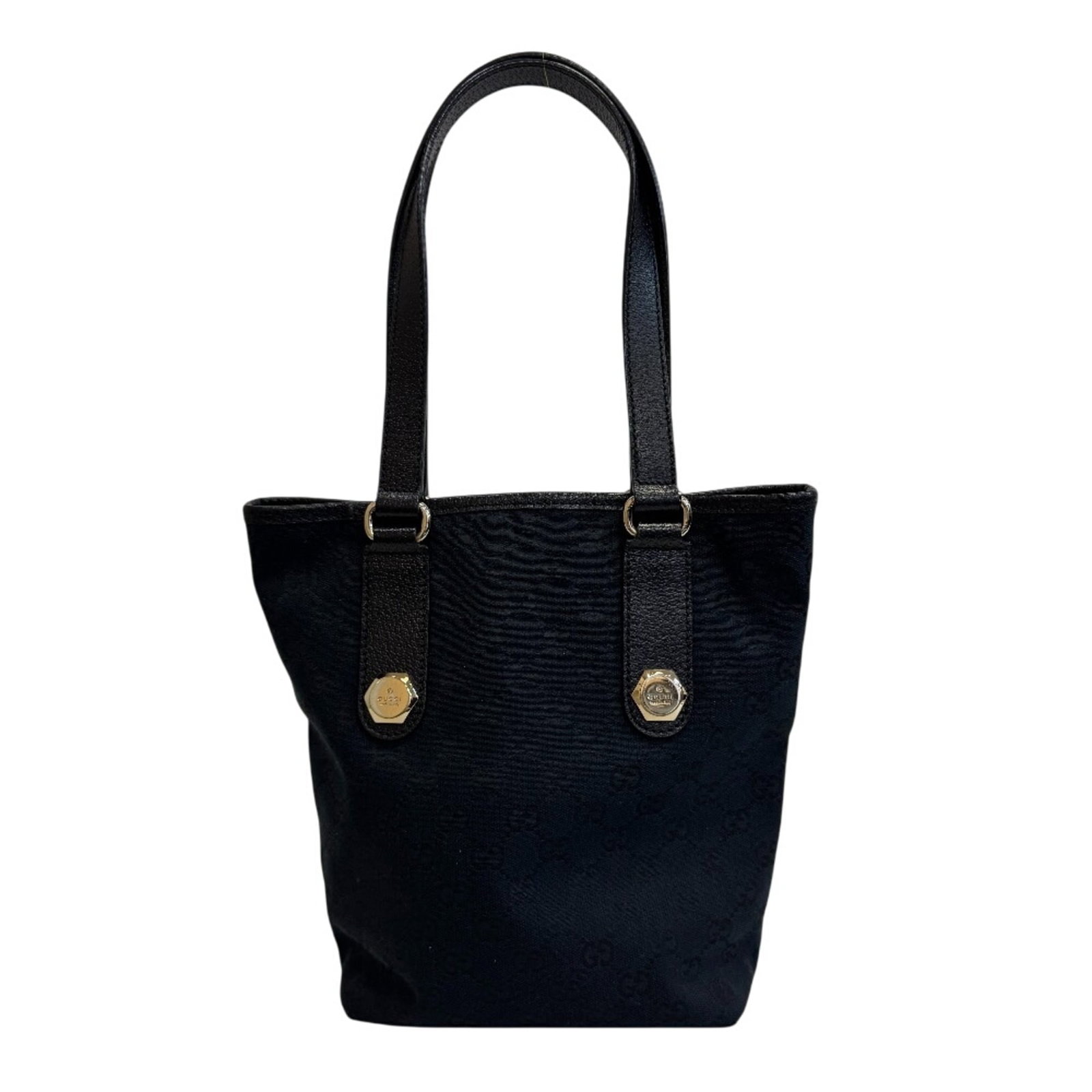 Gucci Tote Bag Canvas: Gucci Tote Bag Canvas Canvas Gucci Tote Bag in Black. This canvas tote bag features a classic design with dimensions of 24cm x 25cm, making it a versatile and practical accessory for daily use. The
