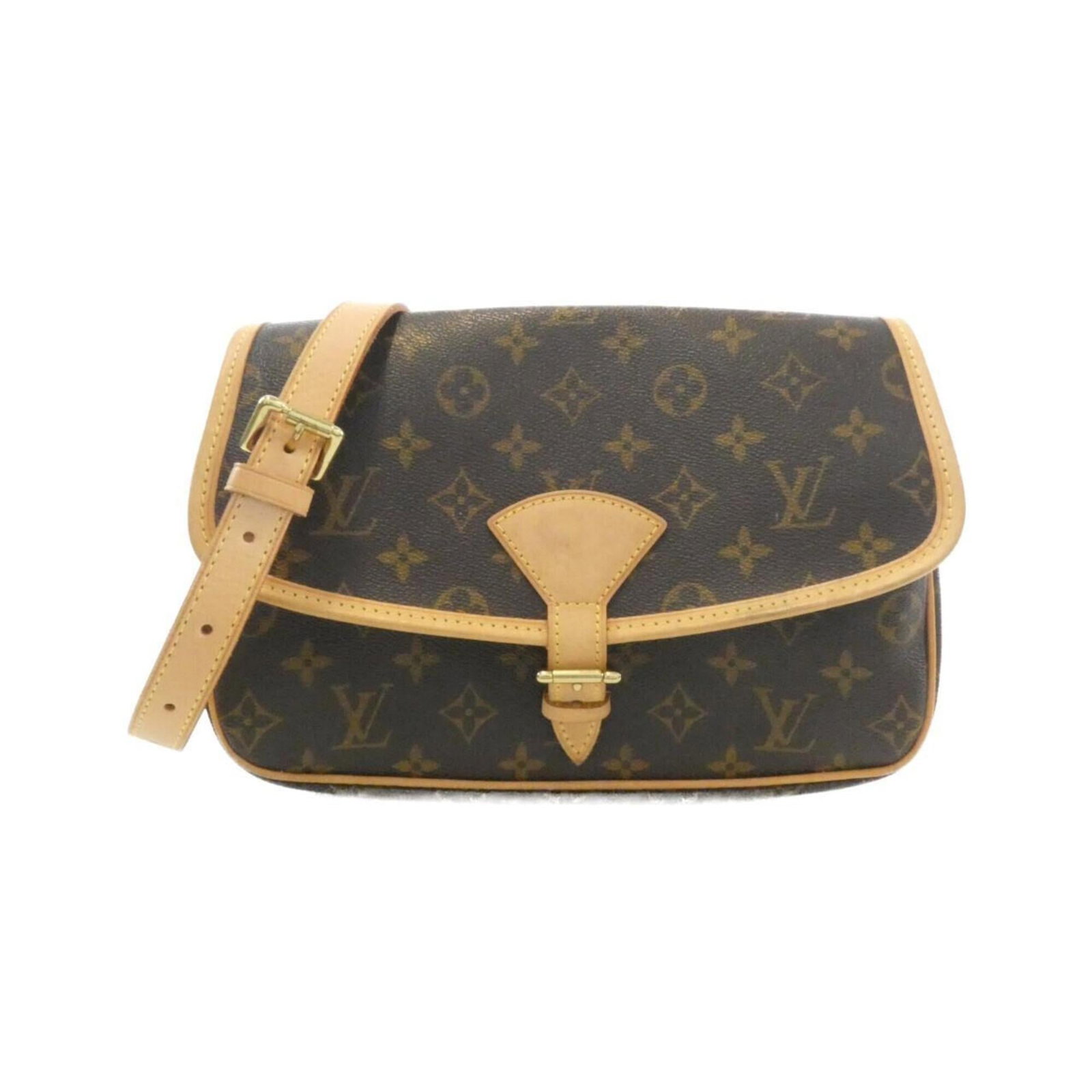 Shoulder bag coated canvas by Louis Vuitton: Shoulder bag coated canvas by Louis Vuitton Coated canvas by Louis Vuitton, featuring a classic design with a signature maroon color. This shoulder bag boasts a timeless silhouette and durable