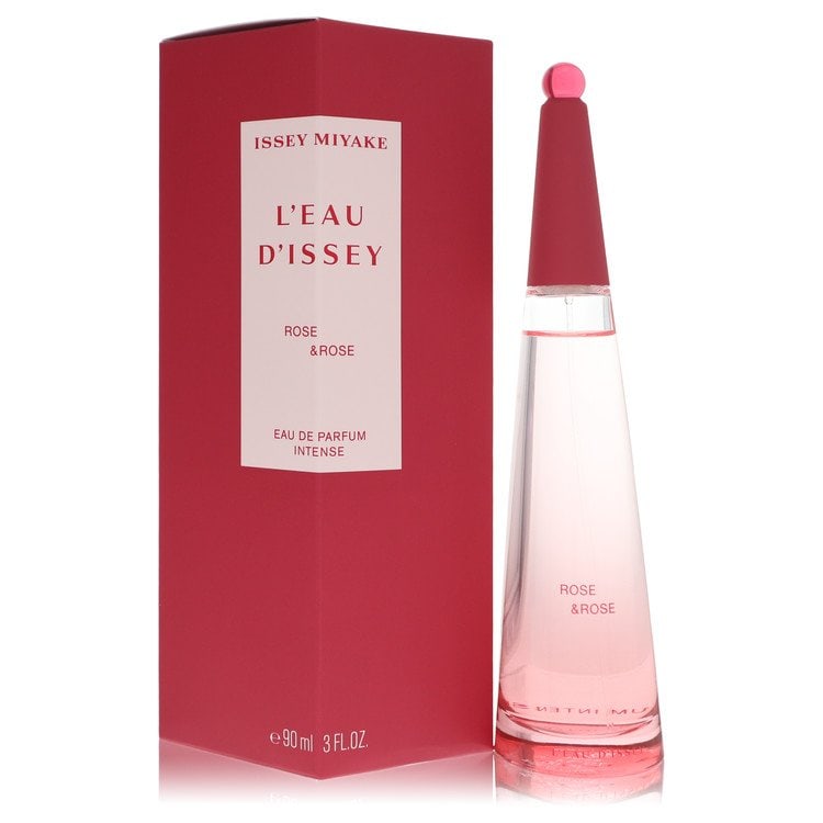 L'eau D'issey Rose & Rose by Issey Miyake Eau De Parfum Intense Spray 3 oz: L'eau D'issey Rose & Rose by Issey Miyake Eau De Parfum Intense Spray 3 oz L'eau D'issey Rose & Rose by Issey Miyake Eau De Parfum Intense Spray features a seamless blend of floral and spicy accords, 