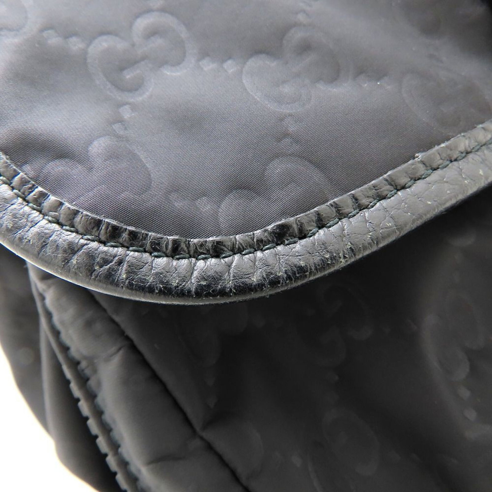 Nylon Leather Backpack by Gucci - 16