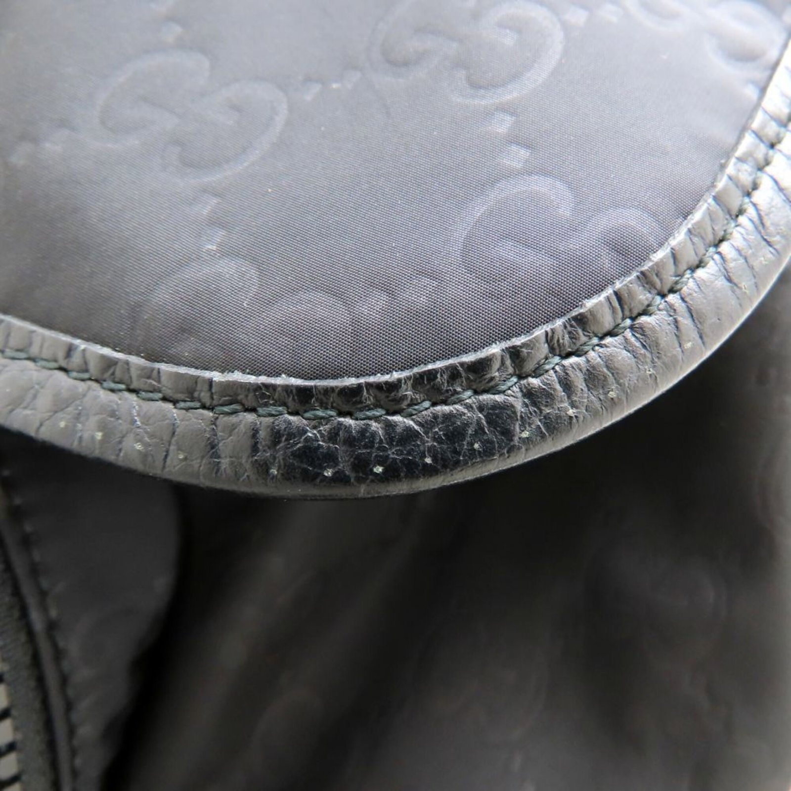 Nylon Leather Backpack by Gucci - 17