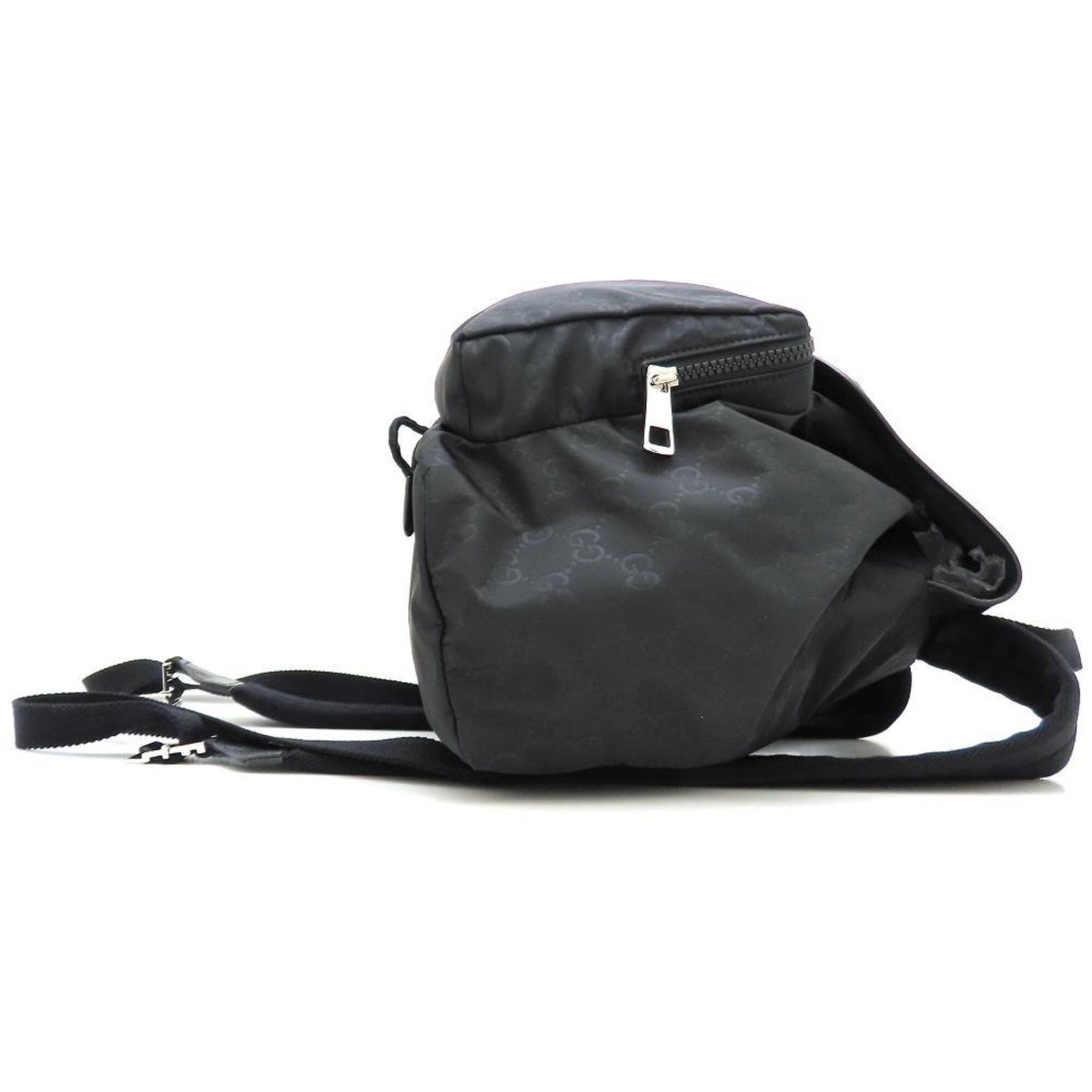Nylon Leather Backpack by Gucci - 3