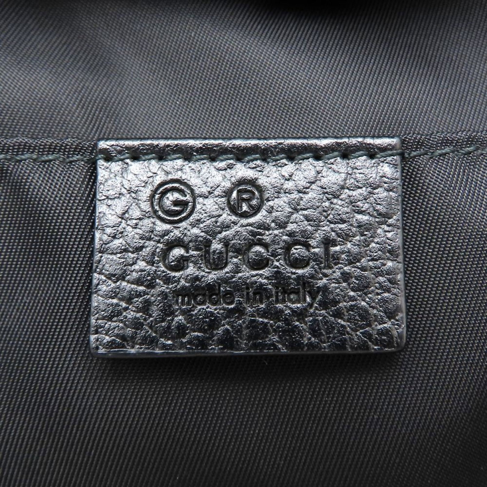 Nylon Leather Backpack by Gucci - 7