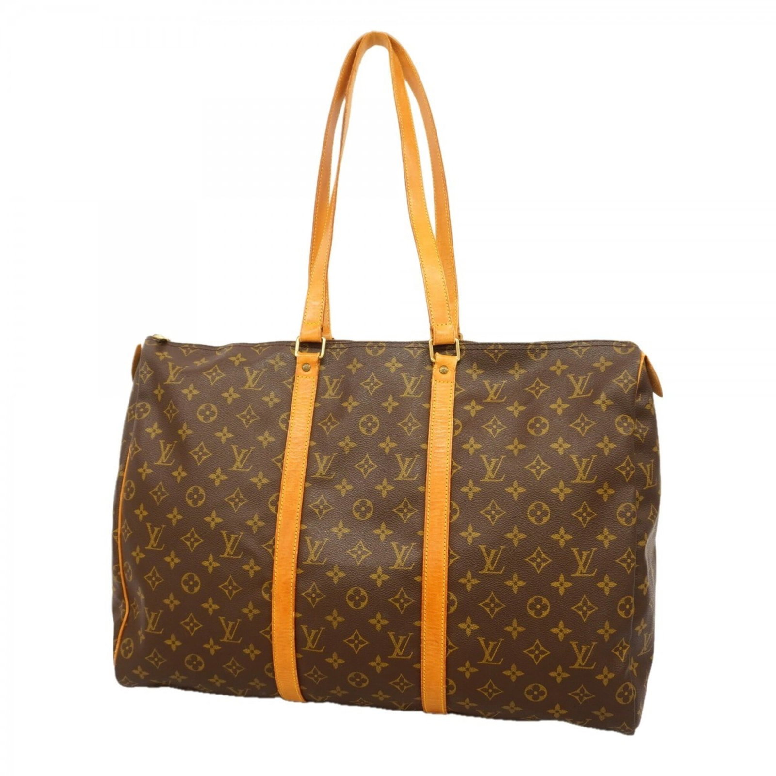 Boston Bag By Louis Vuitton: Boston Bag By Louis Vuitton Brown Louis Vuitton Boston bag with dimensions 37cm x 51cm x 15cm. This stylish handbag features classic design and a timeless color palette, perfect for everyday use. The