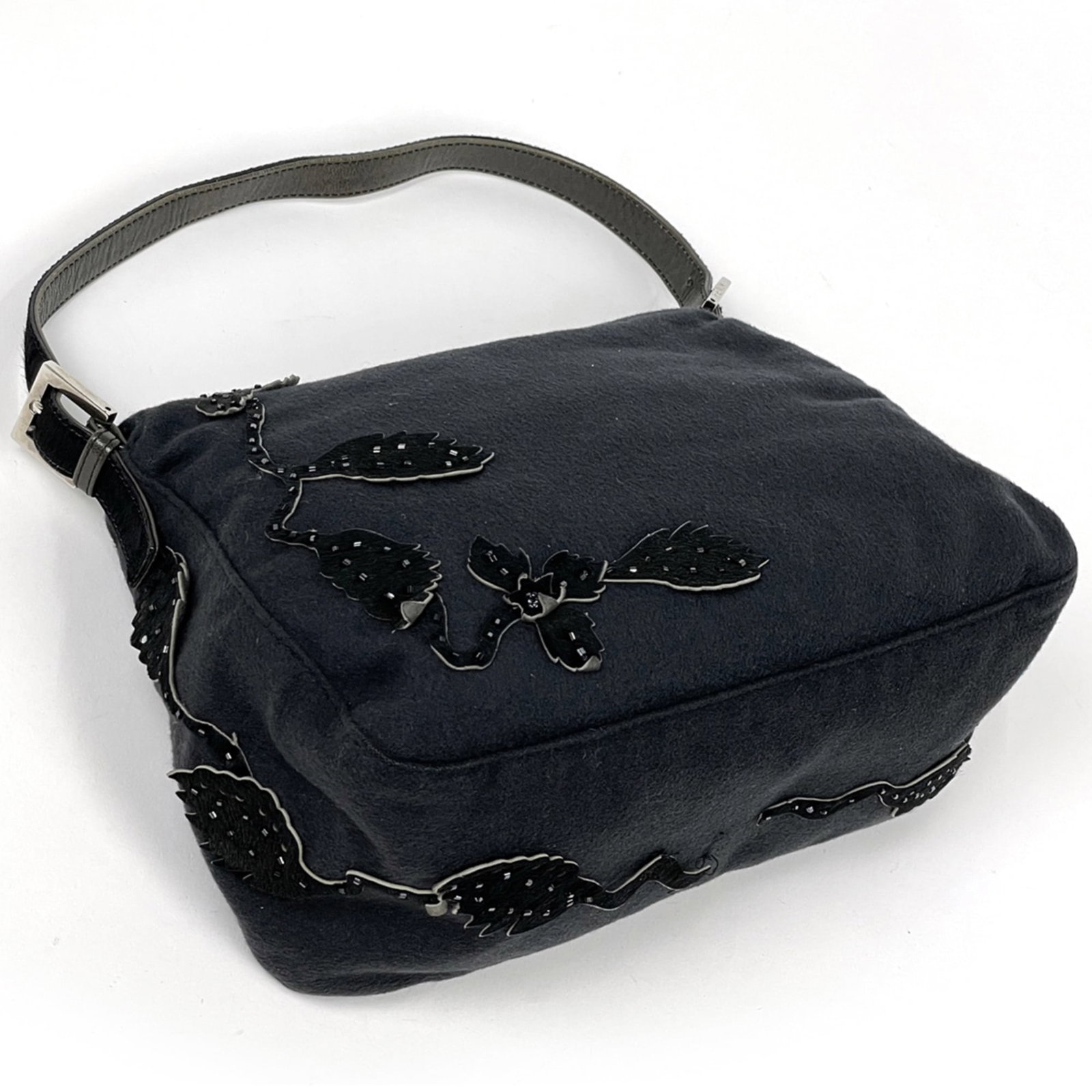 Fendi Shoulder Bag Fabric Leather - 2