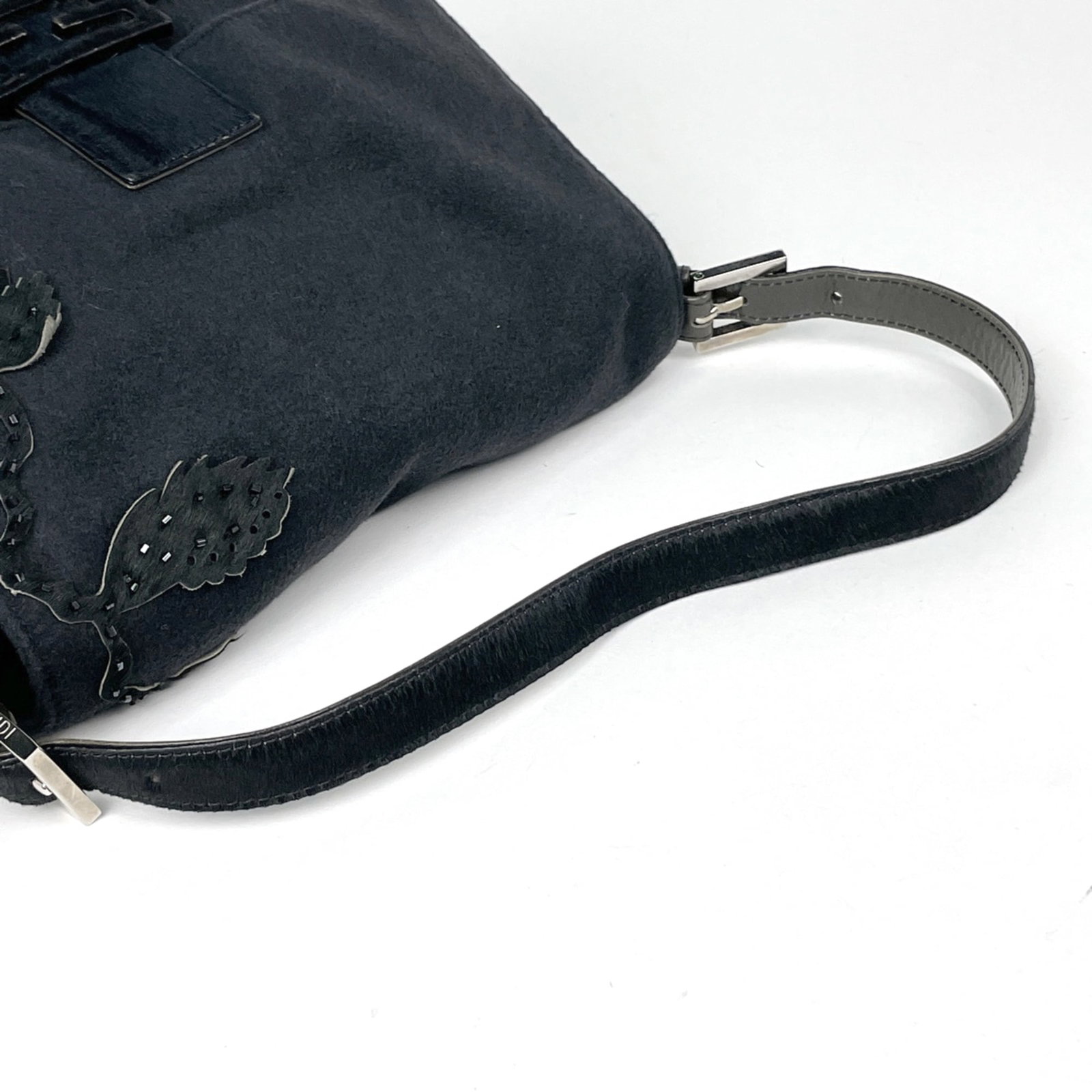Fendi Shoulder Bag Fabric Leather - 9