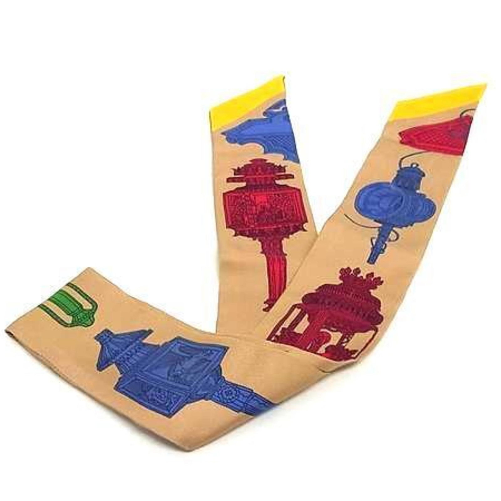 Silk Hermes Scarf 100% - 3