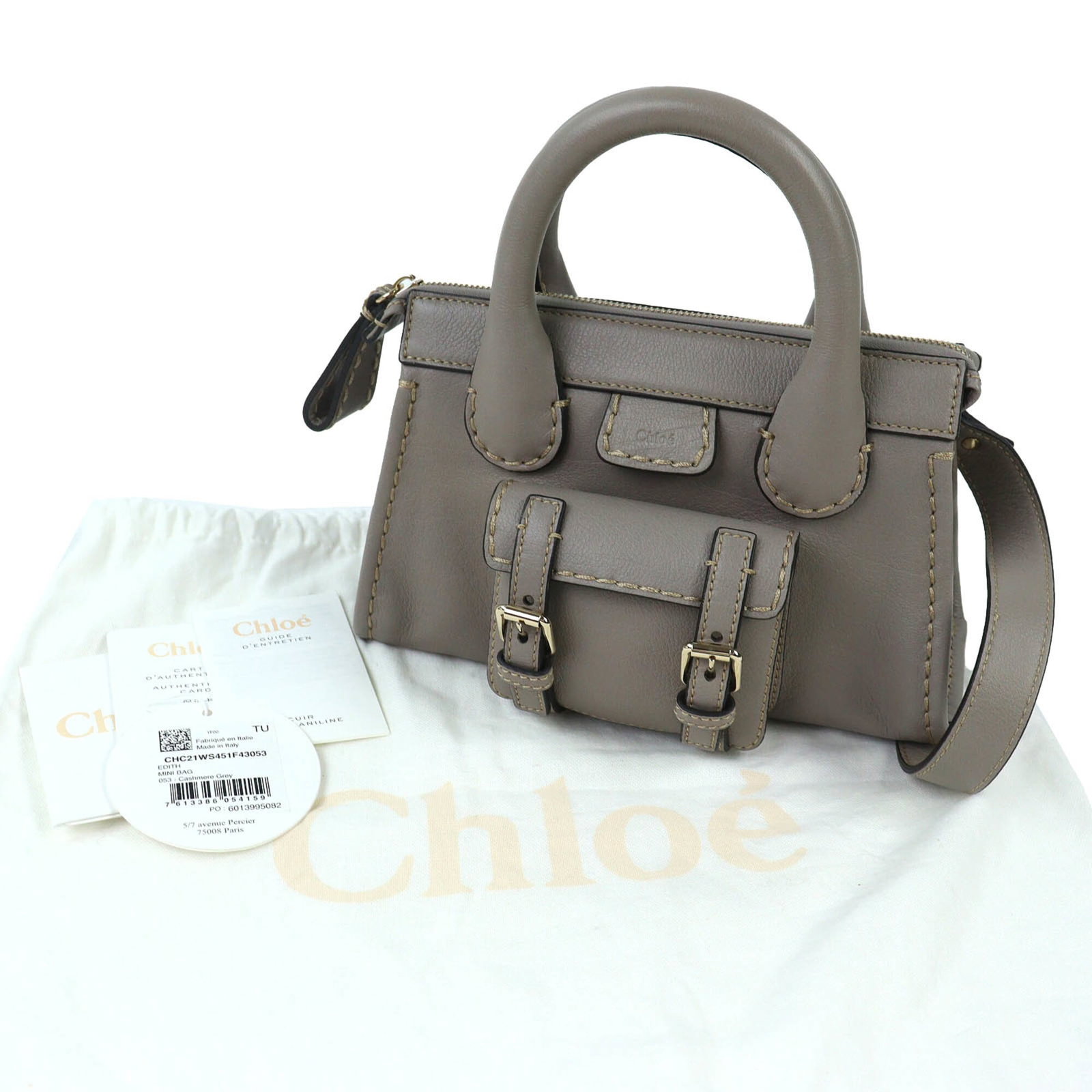Chlo Handbag Shoulder Bag Leather - 2