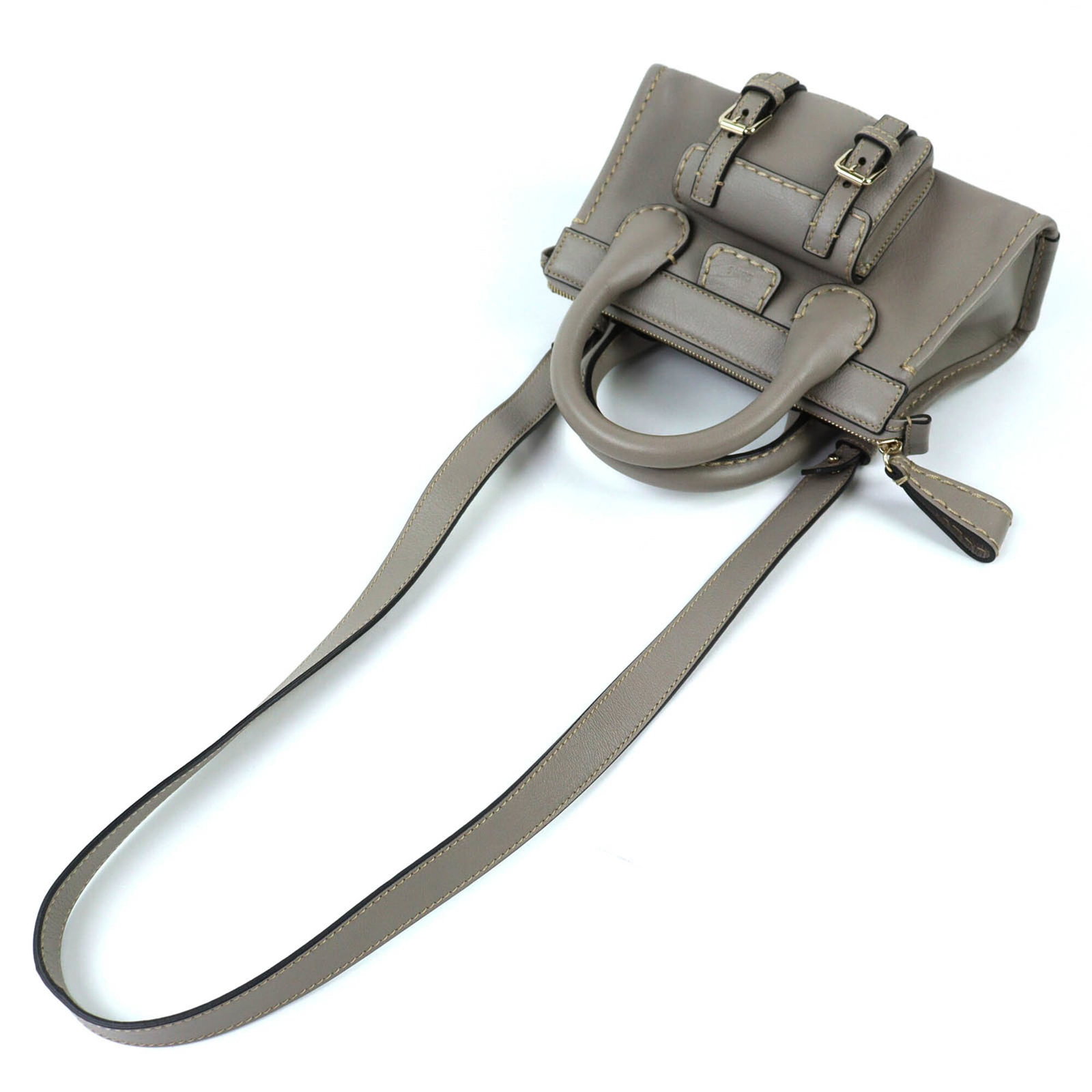 Chlo Handbag Shoulder Bag Leather - 4