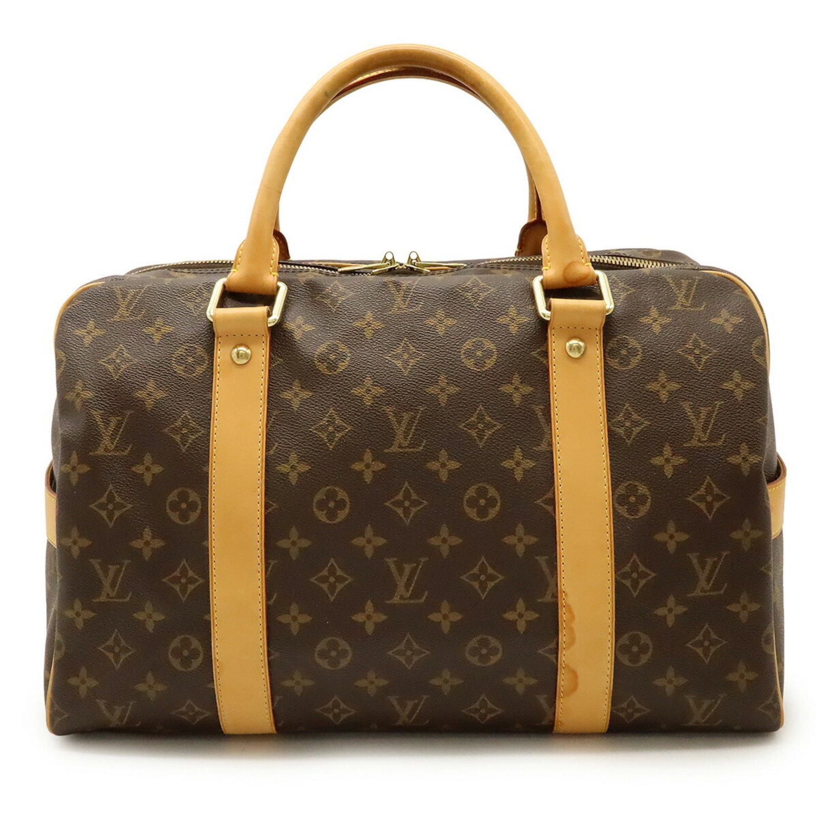Handbag with Monogram Louis Vuitton Bag from Boston: Handbag with Monogram Louis Vuitton Bag from Boston Monogrammed with the iconic Louis Vuitton design, this classic Boston bag boasts a rich brown color and timeless style. Made from high-quality