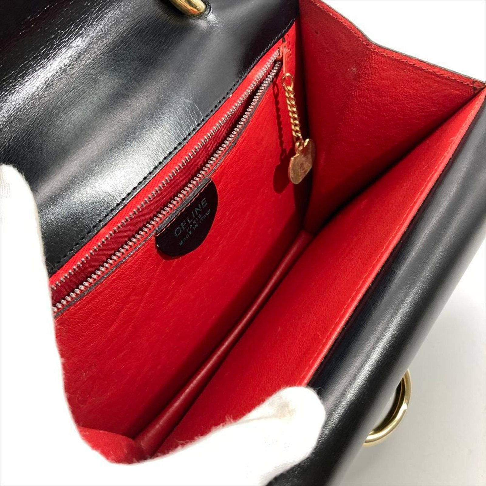 Handbag Celine Leather - 5