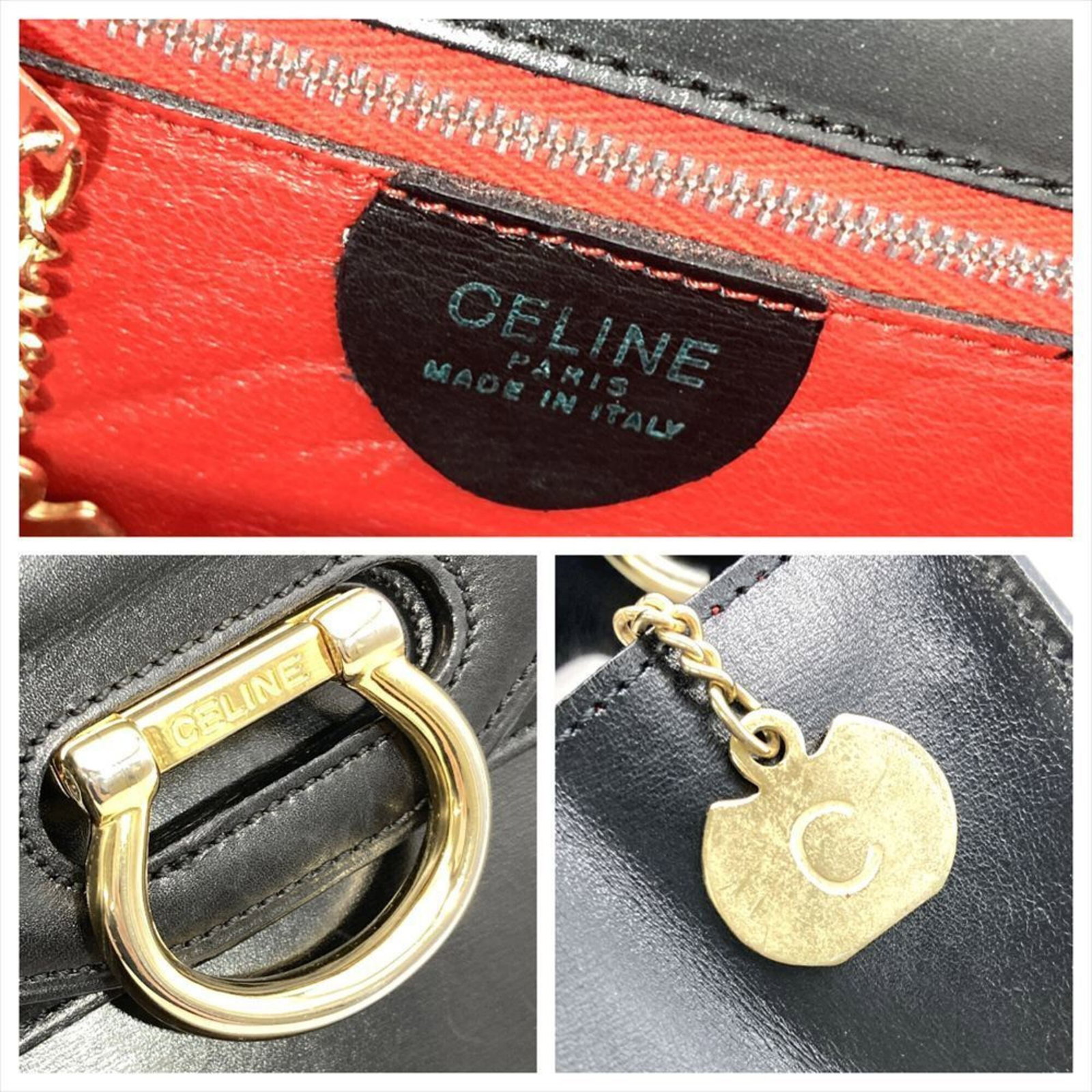 Handbag Celine Leather - 8