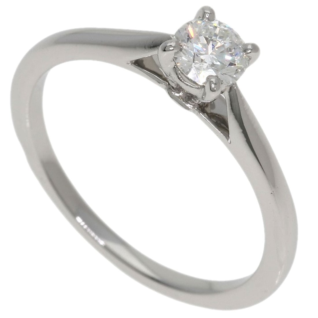 Cartier Solitaire Diamond # 47 Ring Platinum Pt950 (1 of 8)