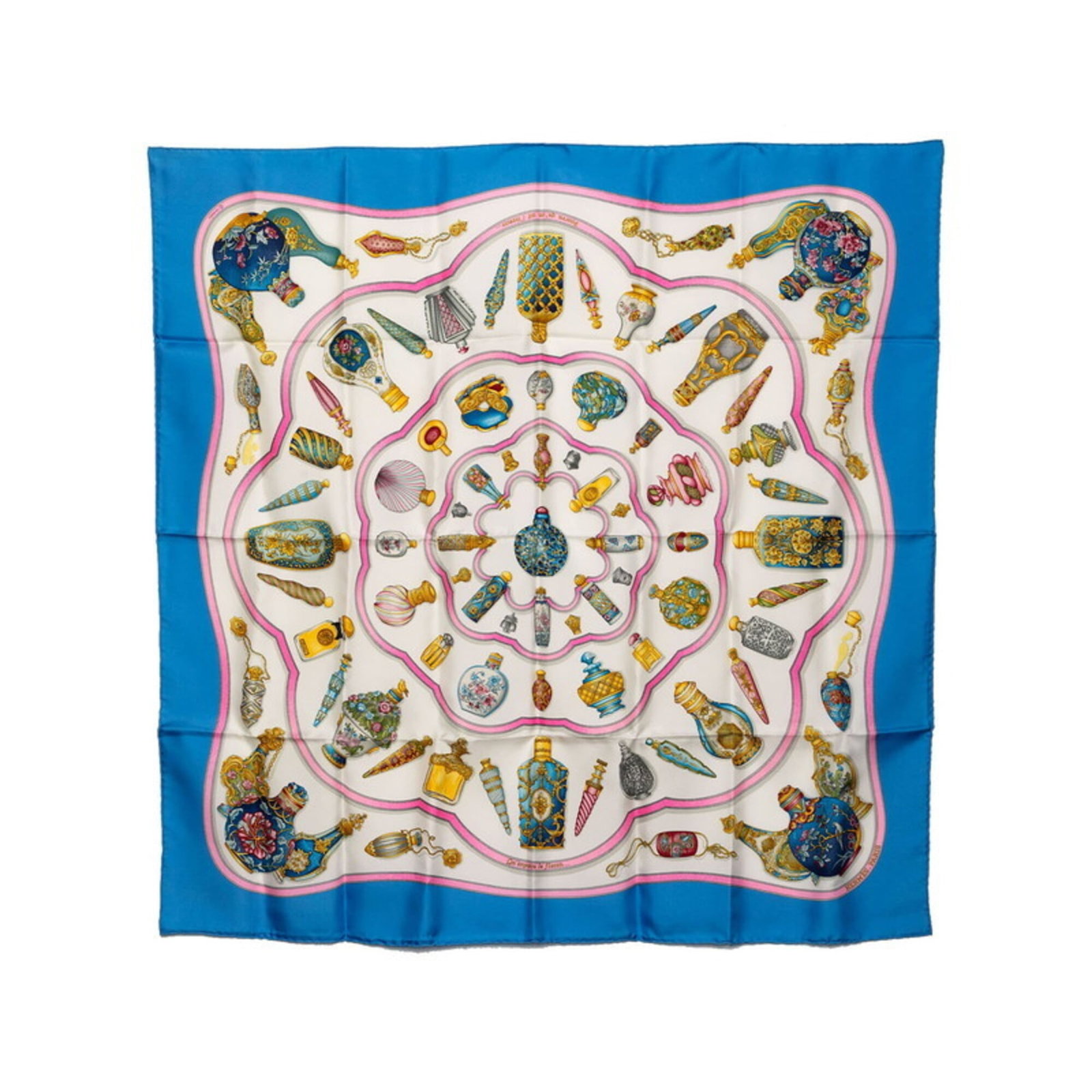 Hermes Silk Scarf: Hermes Silk Scarf Silk from the renowned French fashion house, this Hermes scarf boasts a vibrant multi-color design. Made from high-quality silk, its 88cm x 88cm size makes it a statement piece for a