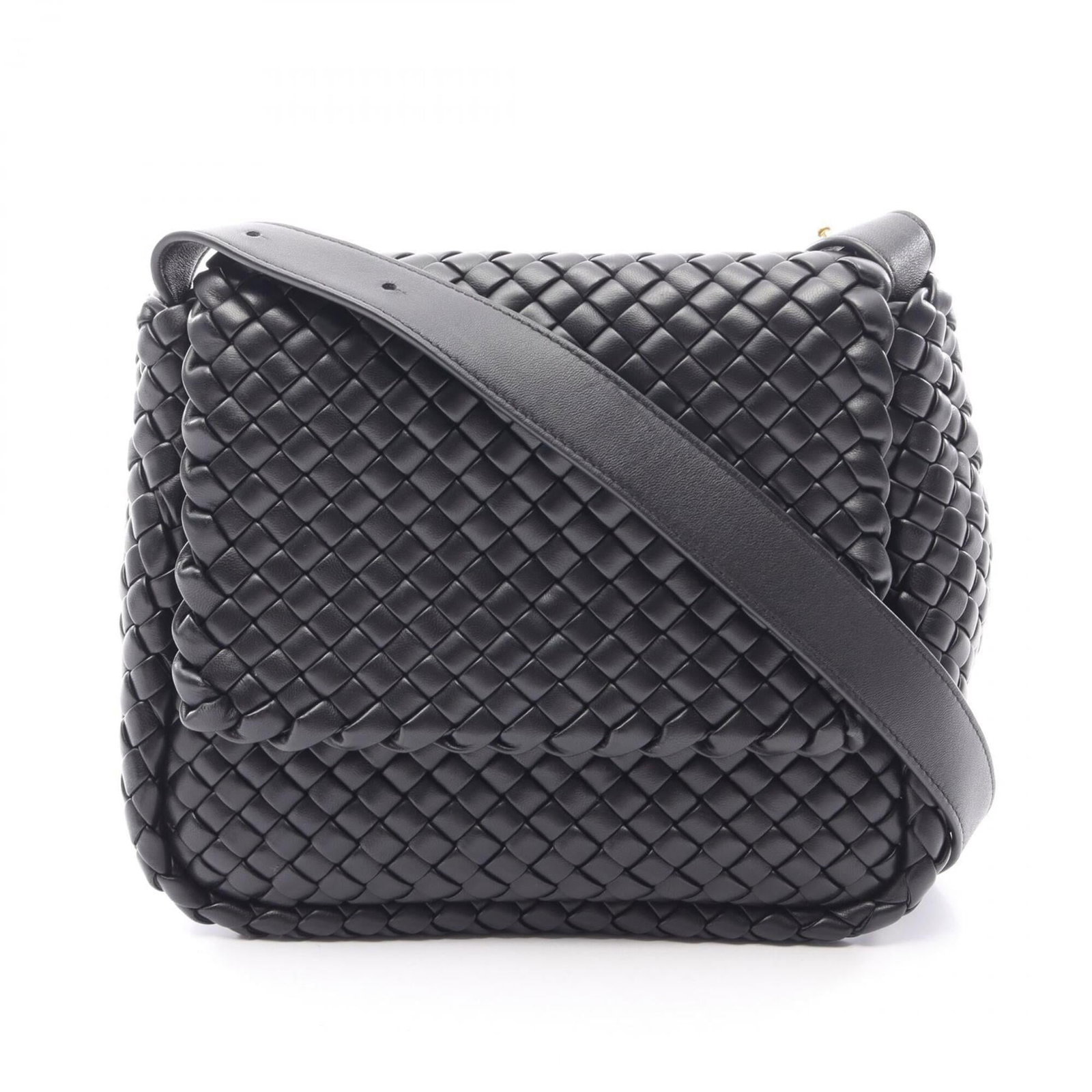 Bottega Veneta Shoulder Bag Leather: Bottega Veneta Shoulder Bag Leather Bottega Veneta's signature leather shoulder bag boasts sleek black design and precise measurements, measuring 23cm x 26cm x 9.5cm in size. The bag's classic style