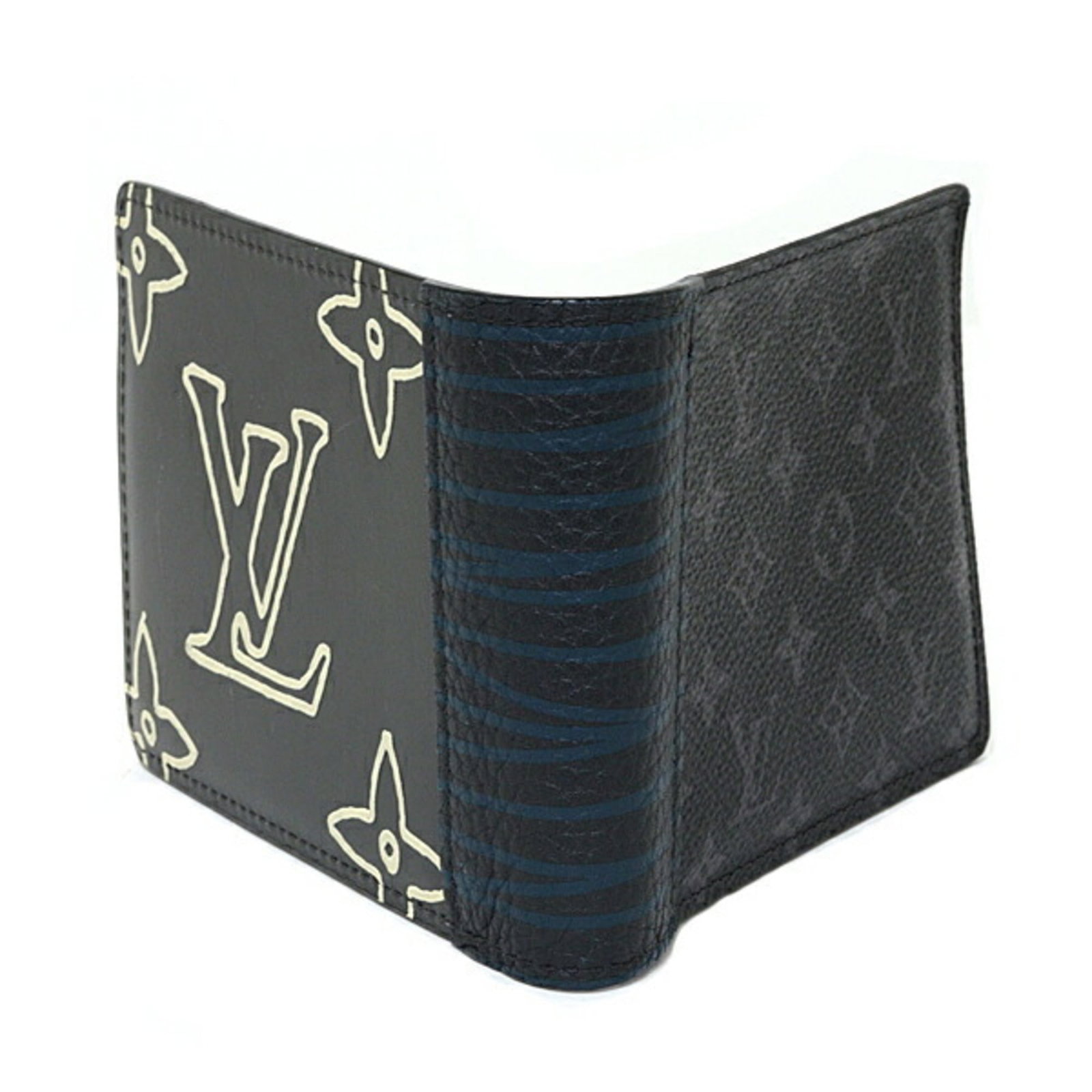 Louis Vuitton Wallet Bi Fold Monogram Eclipse Leather - 3