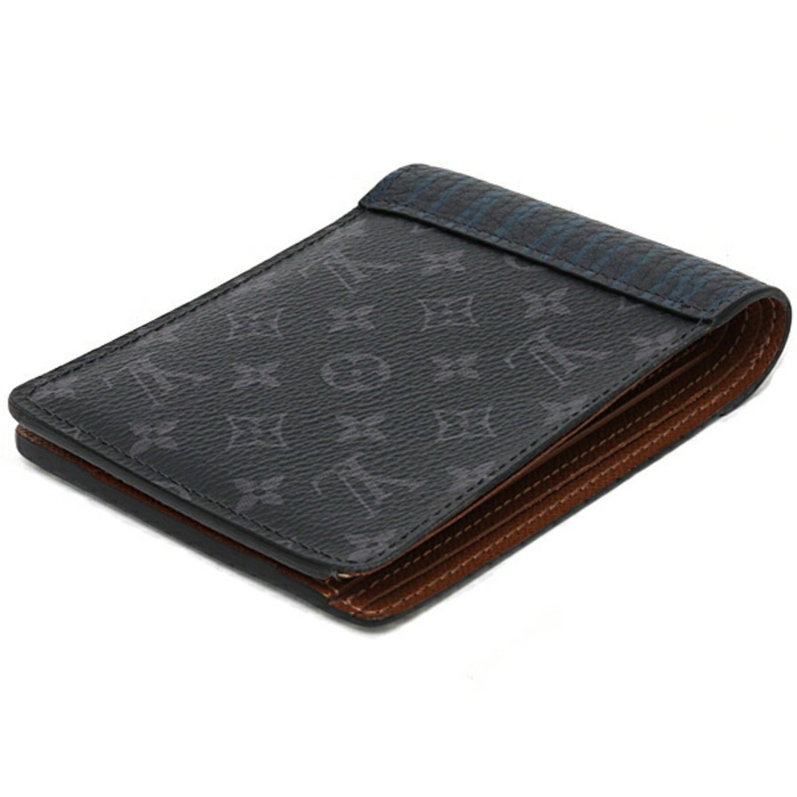 Louis Vuitton Wallet Bi Fold Monogram Eclipse Leather - 4