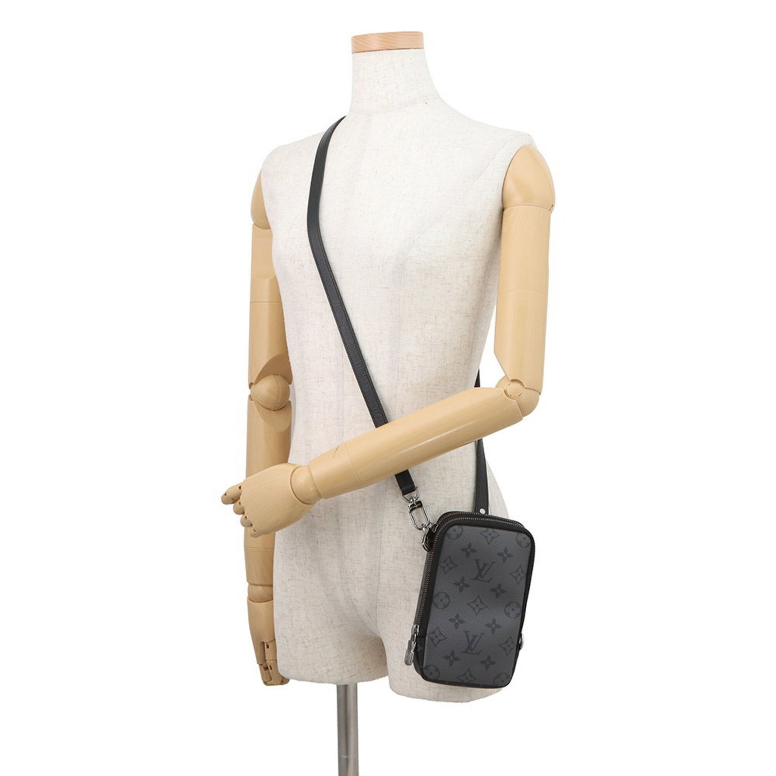 Vuitton Monogram Eclipse Bag Shoulder Louis - 5