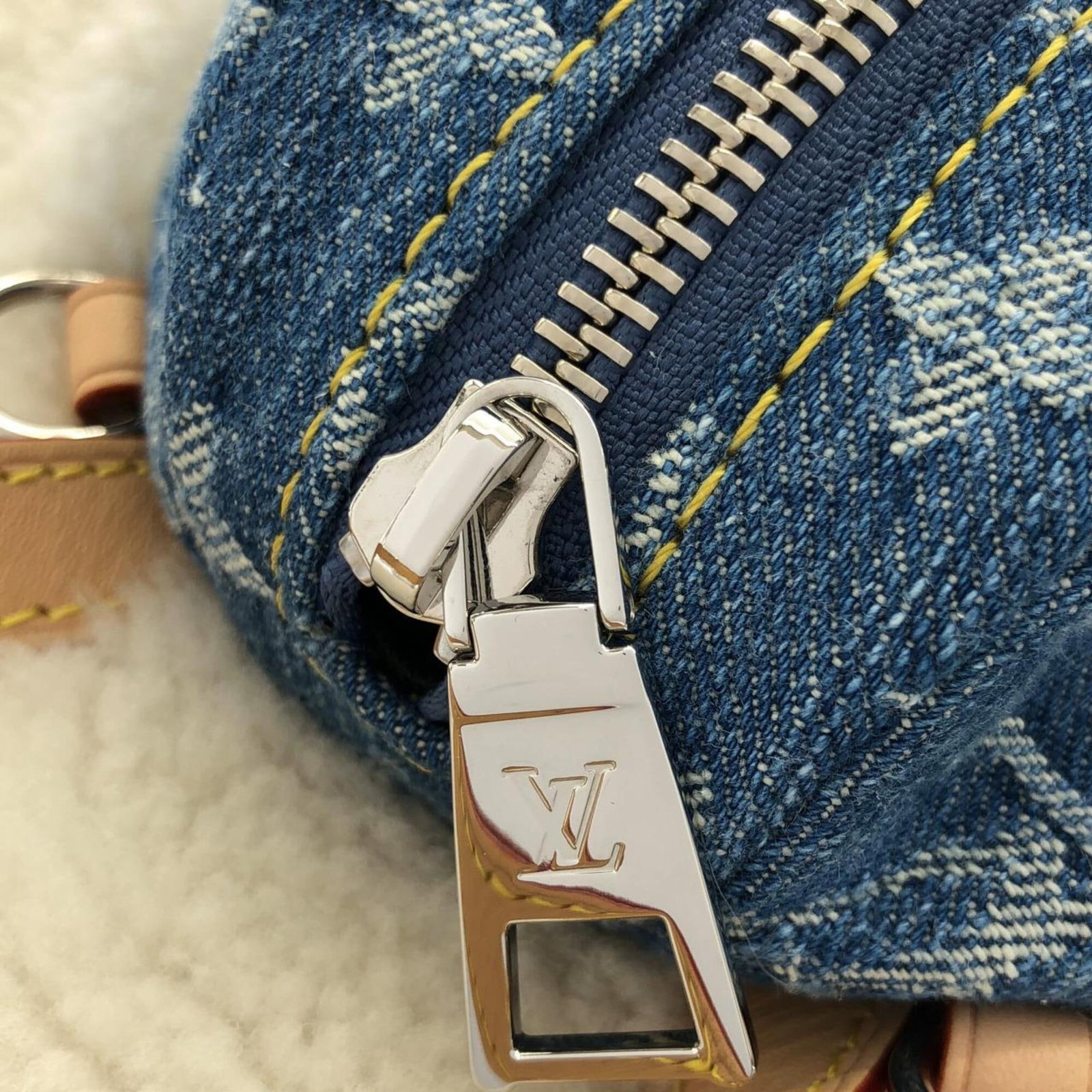 Louis Vuitton Denim Monogram Backpack - 6