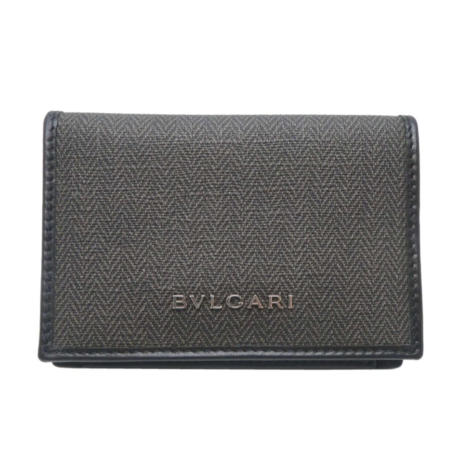 Bvlgari Card Case Pvc Leather: Bvlgari Card Case Pvc Leather Bvlgari Card Case Pvc Leather - A sleek and sophisticated accessory from the renowned Italian luxury brand. Made from high-quality PVC leather, this card case boasts a cl
