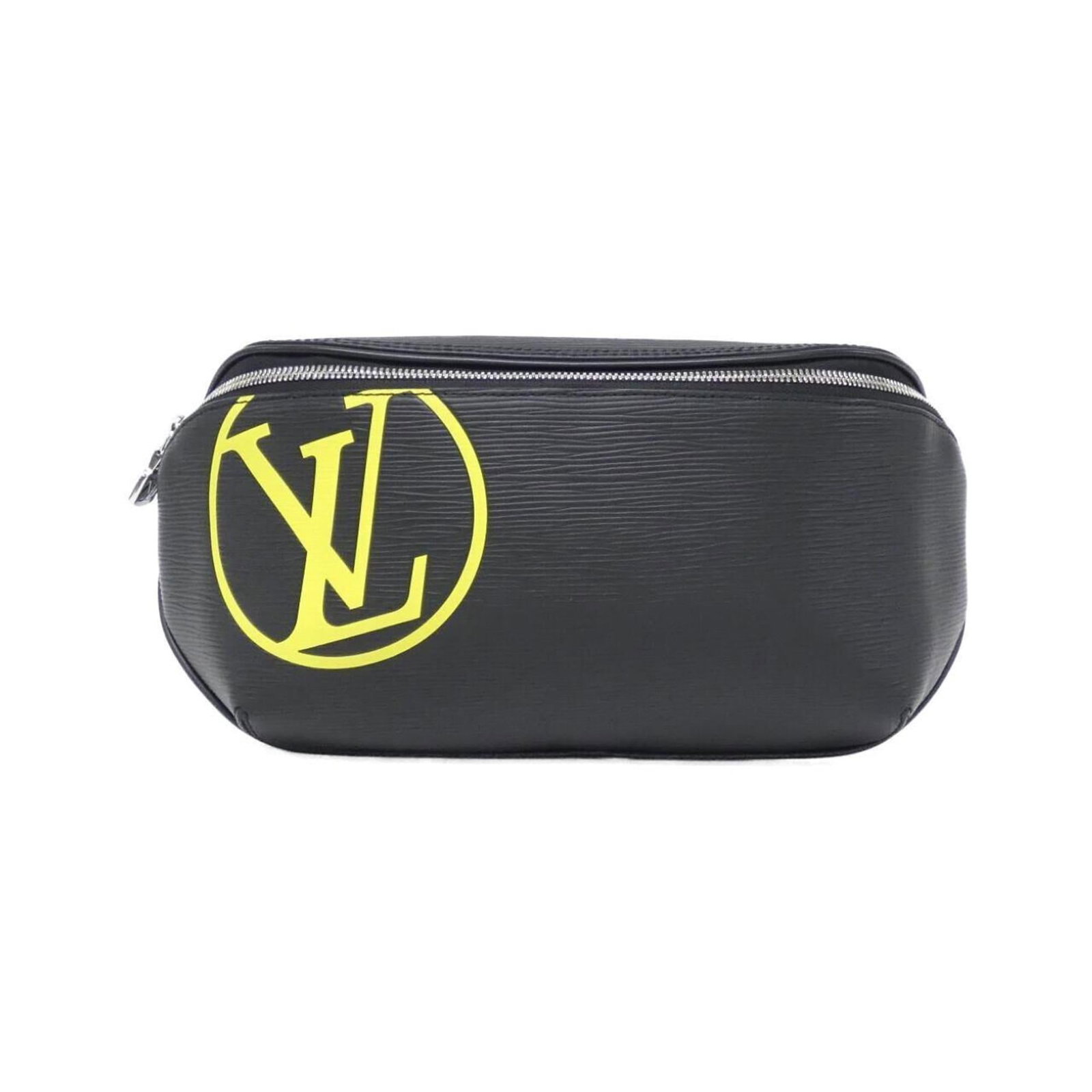 Shoulder Bag Fanny Pack Leather Louis: Shoulder Bag Fanny Pack Leather Louis Black Leather Louis Vuitton Fanny Pack Shoulder Bag with Dust Bag. Made from high-quality leather, this shoulder bag features a sleek and modern design. The