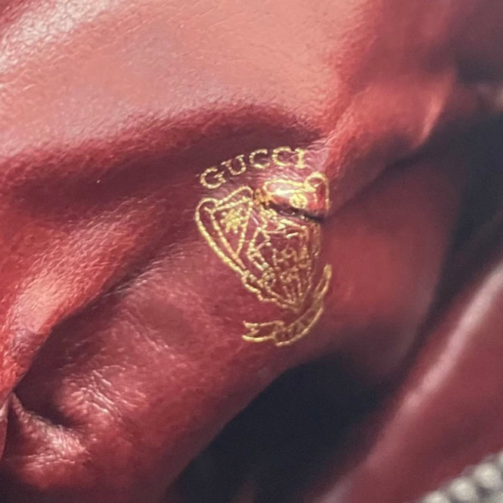 Gucci pouch leather - 8