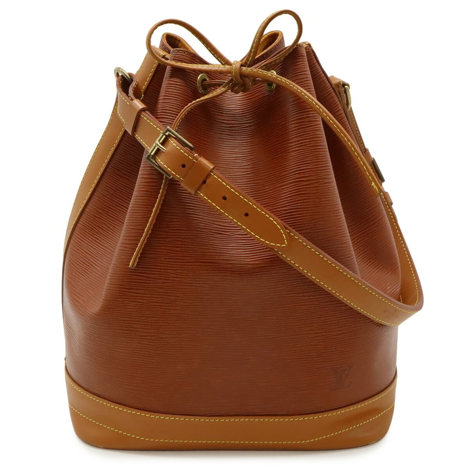 Shoulder Bag Leather Louis Vuitton: Shoulder Bag Leather Louis Vuitton Brown Leather Louis Vuitton Shoulder Bag, 34cm x 26.5cm x 19cm, features high-quality leather construction and a classic design that exudes timeless elegance. This