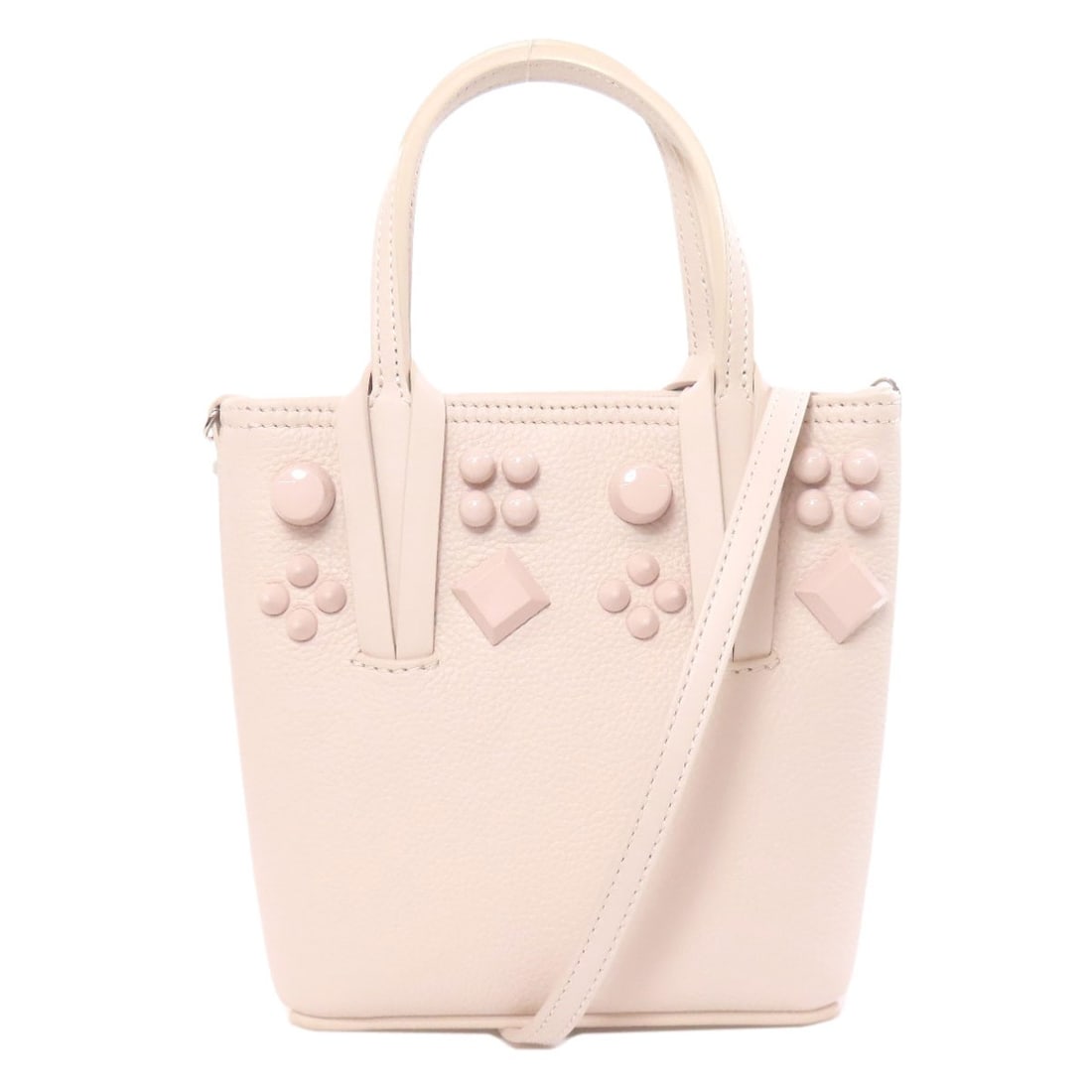 Calf 2Way Handbag Louboutin Christian: Calf 2Way Handbag Louboutin Christian Item Specifics: Brand: Christian Louboutin Style: Handbag Color: pink Type: Handbag Exterior Color: pink Exterior Material: Calf Product Disclaimer: Pre-owned