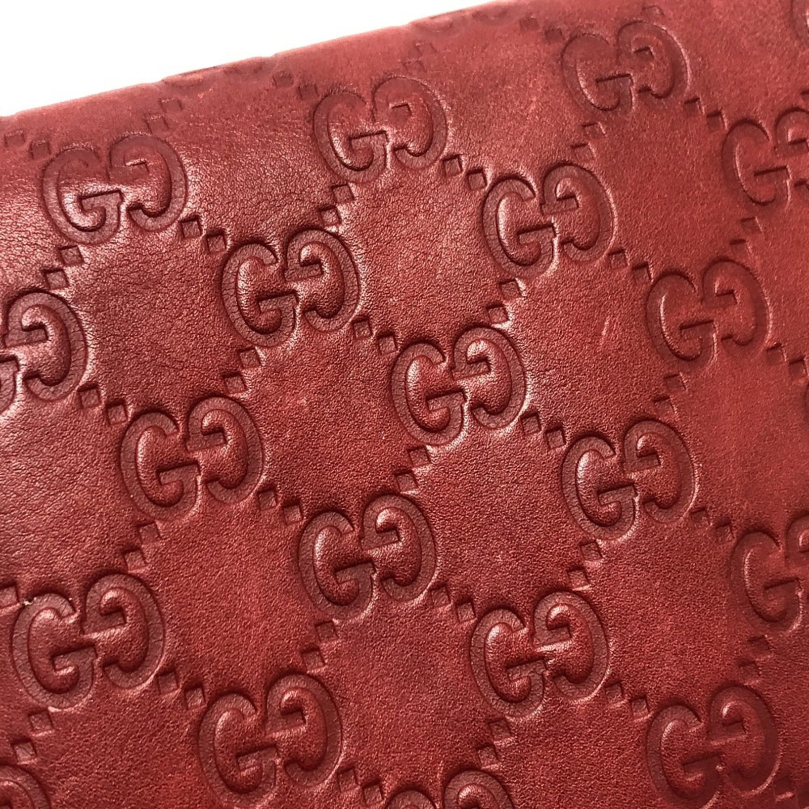 Long Wallet Bi Fold Gg Leather - 13