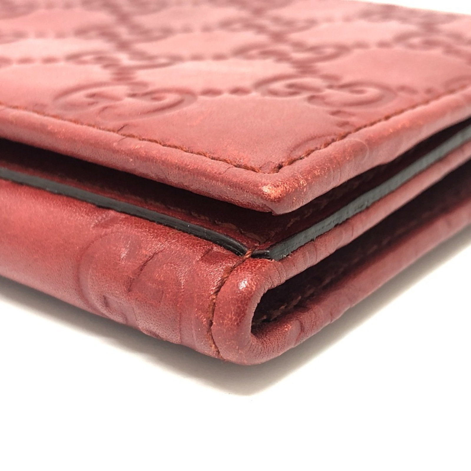 Long Wallet Bi Fold Gg Leather - 14