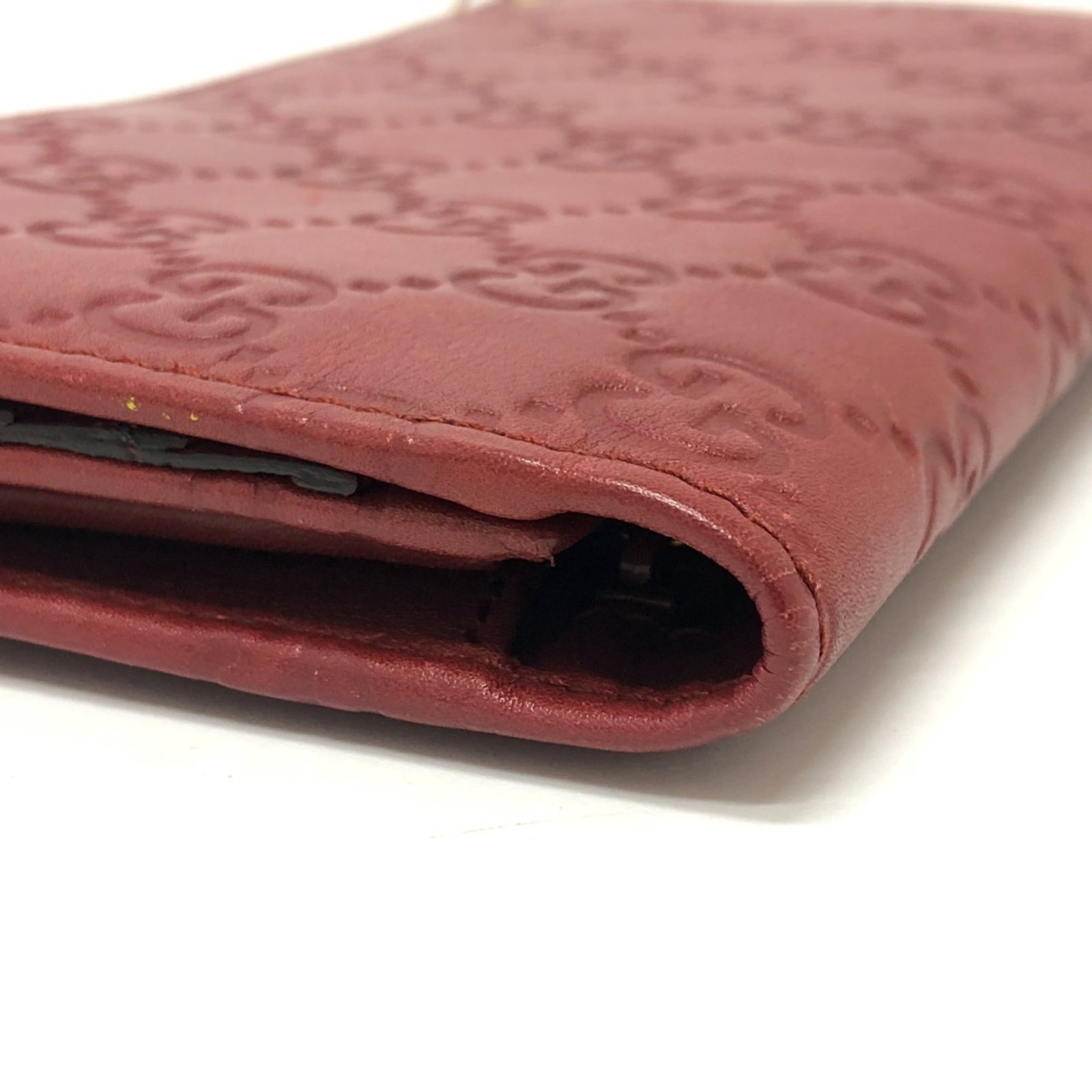 Long Wallet Bi Fold Gg Leather - 17