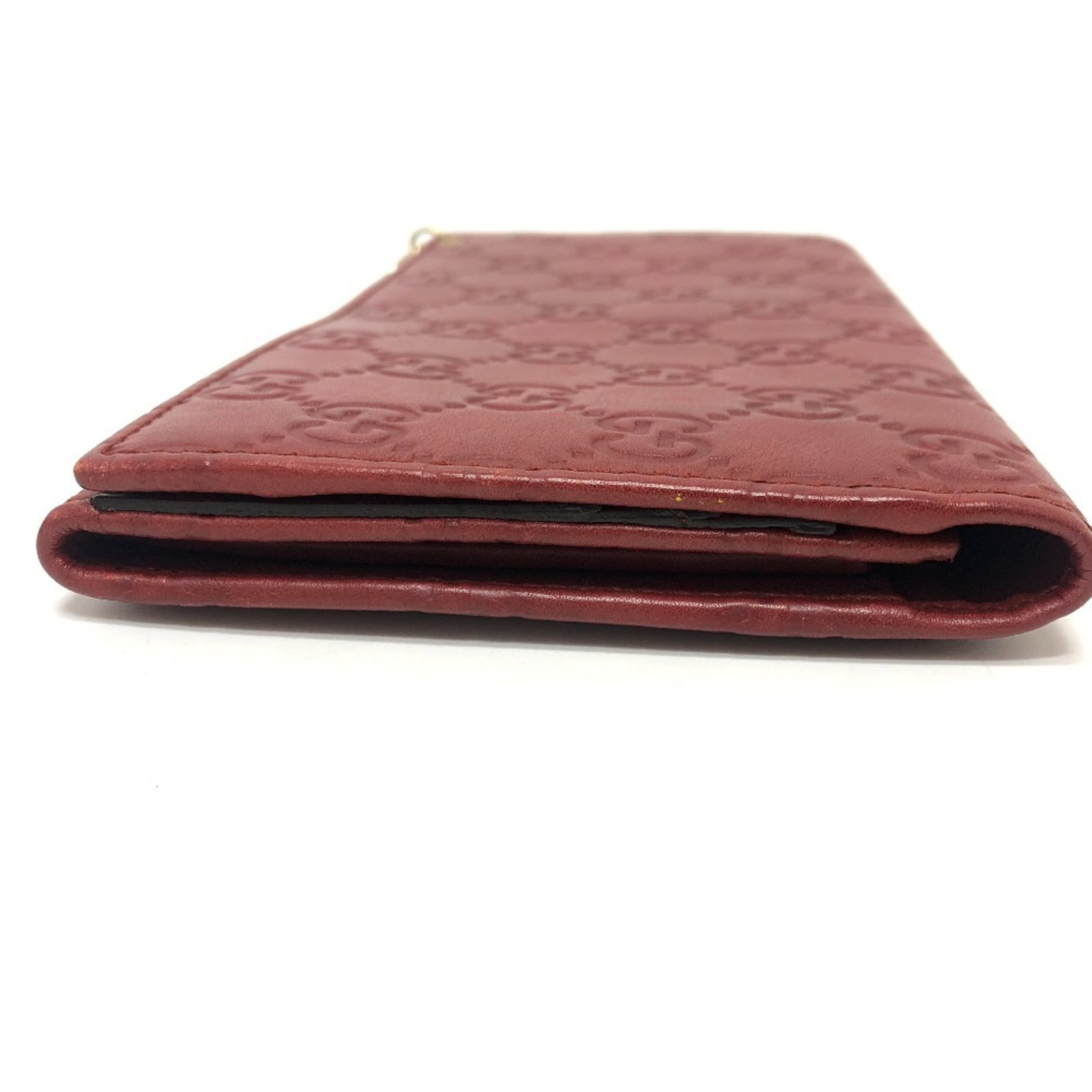 Long Wallet Bi Fold Gg Leather - 3