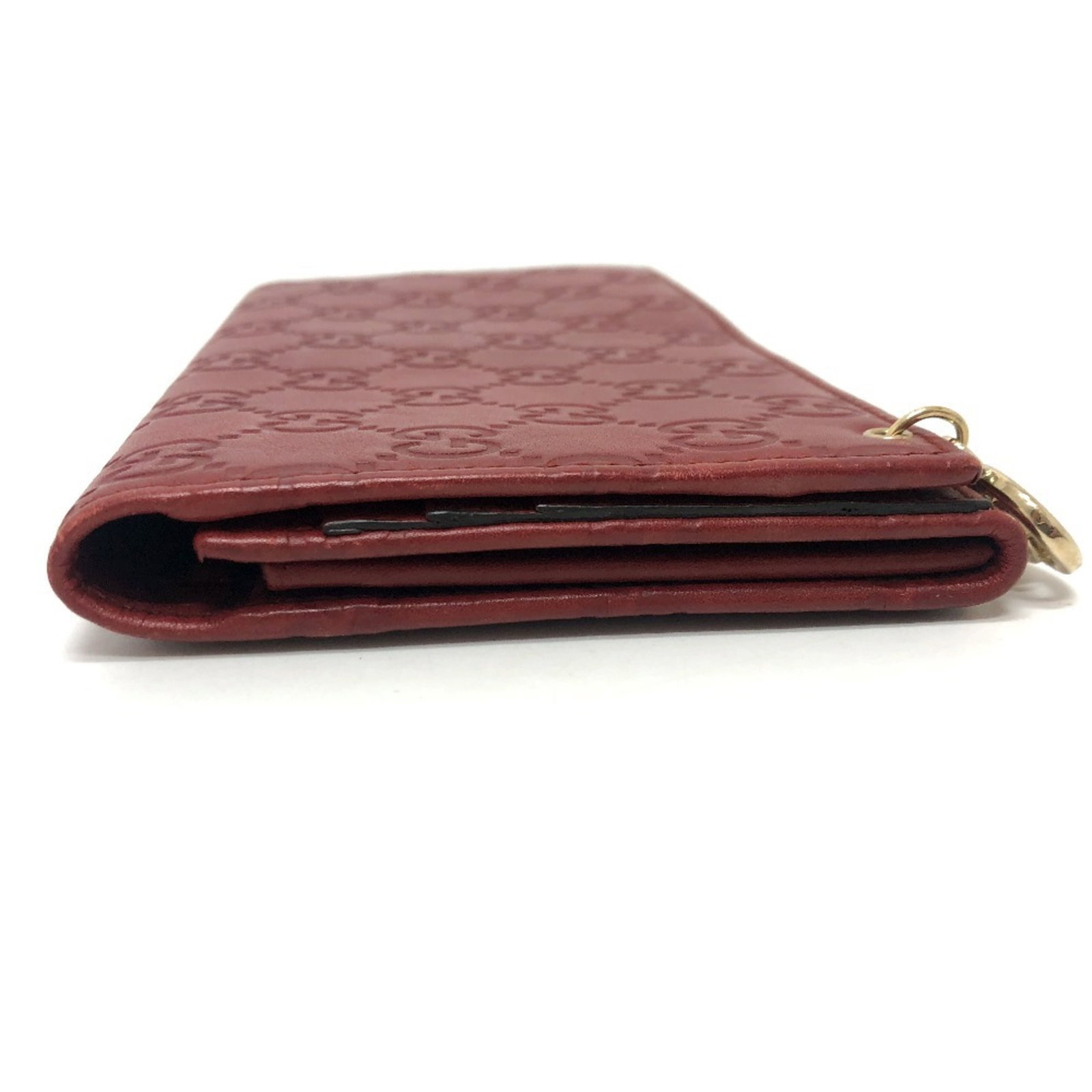 Long Wallet Bi Fold Gg Leather - 4