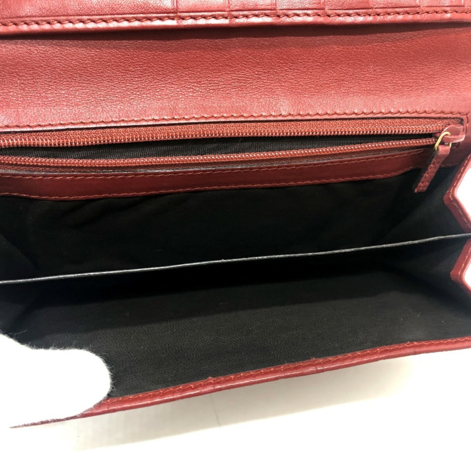 Long Wallet Bi Fold Gg Leather - 7