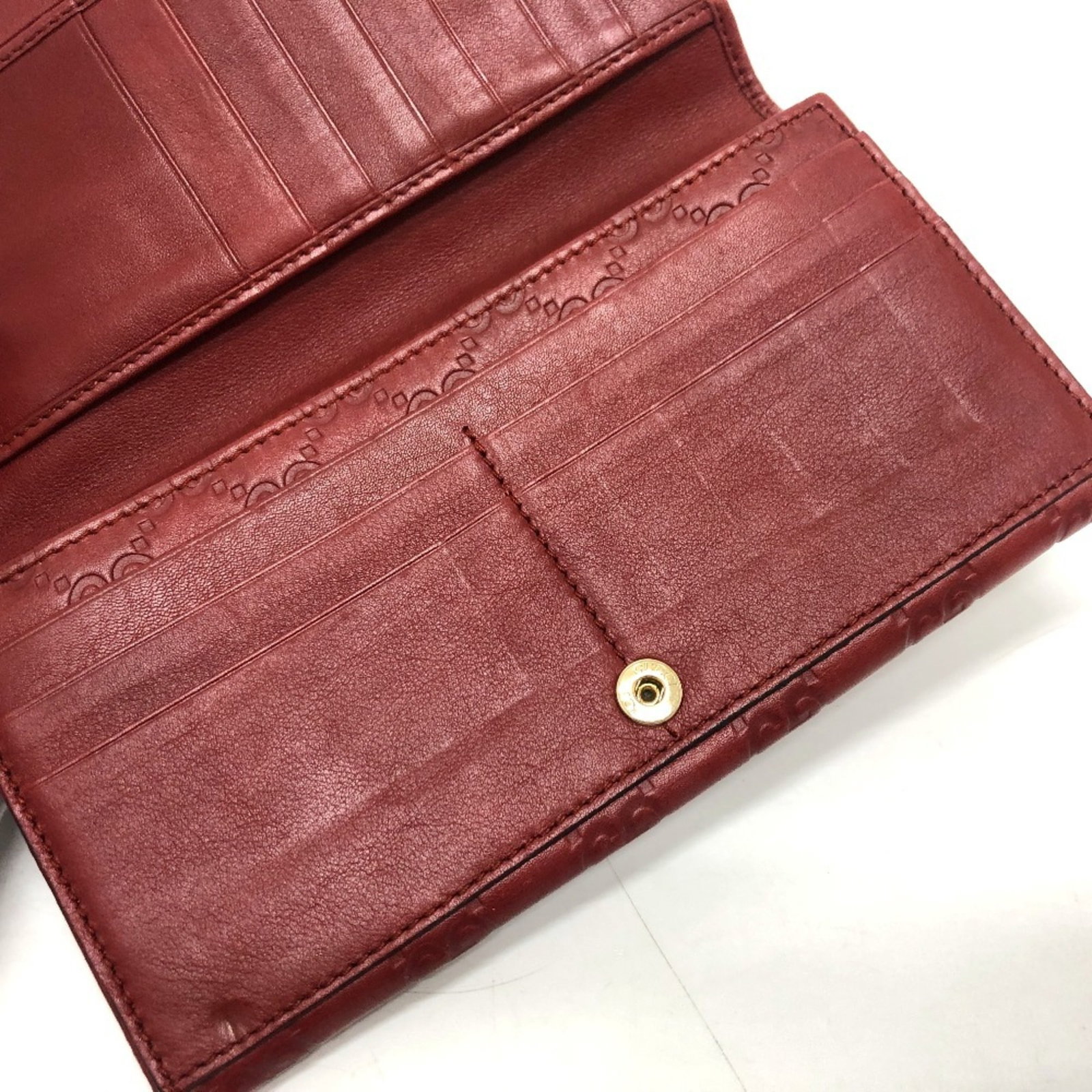 Long Wallet Bi Fold Gg Leather - 9