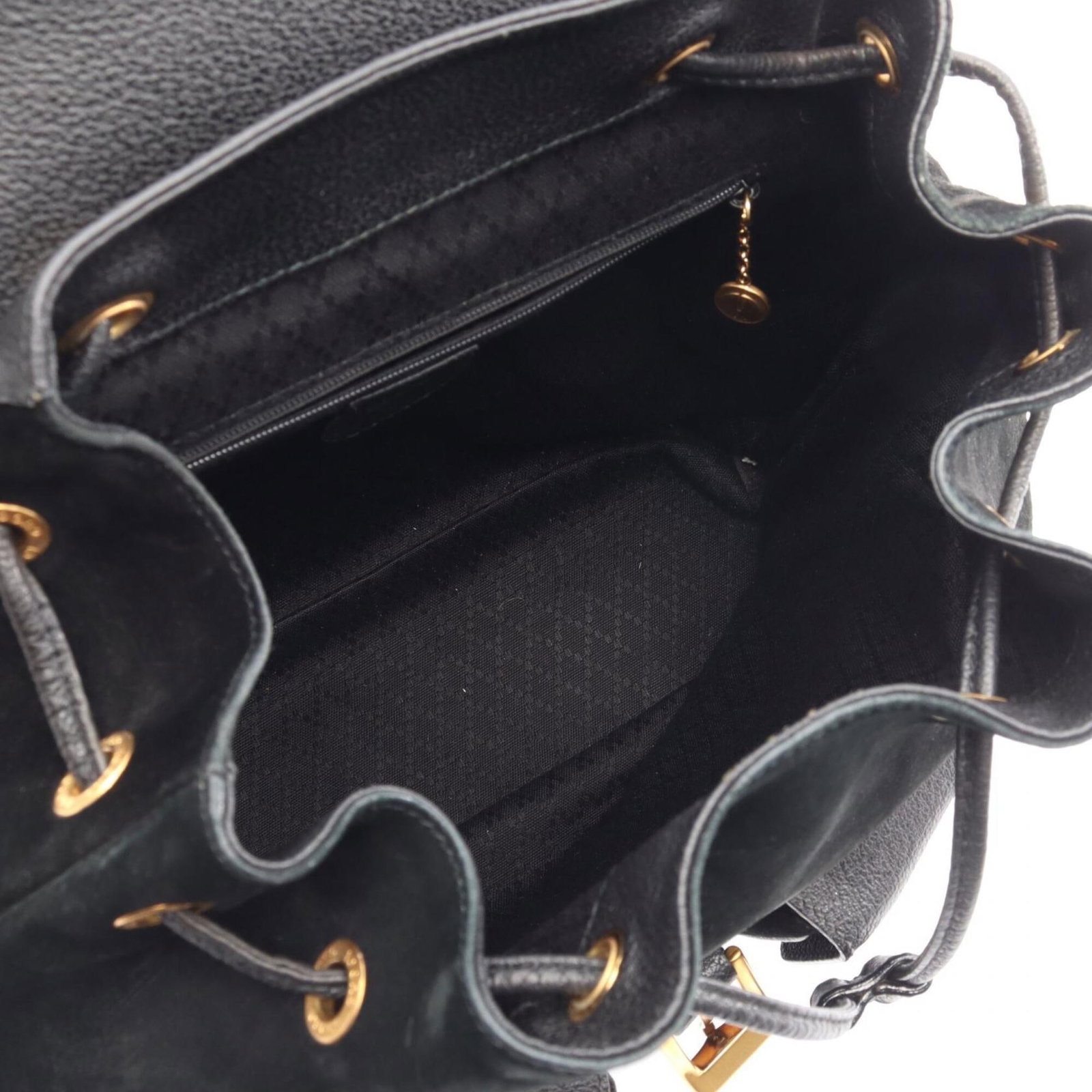 Handbag Gucci Leather Suede Backpack - 3
