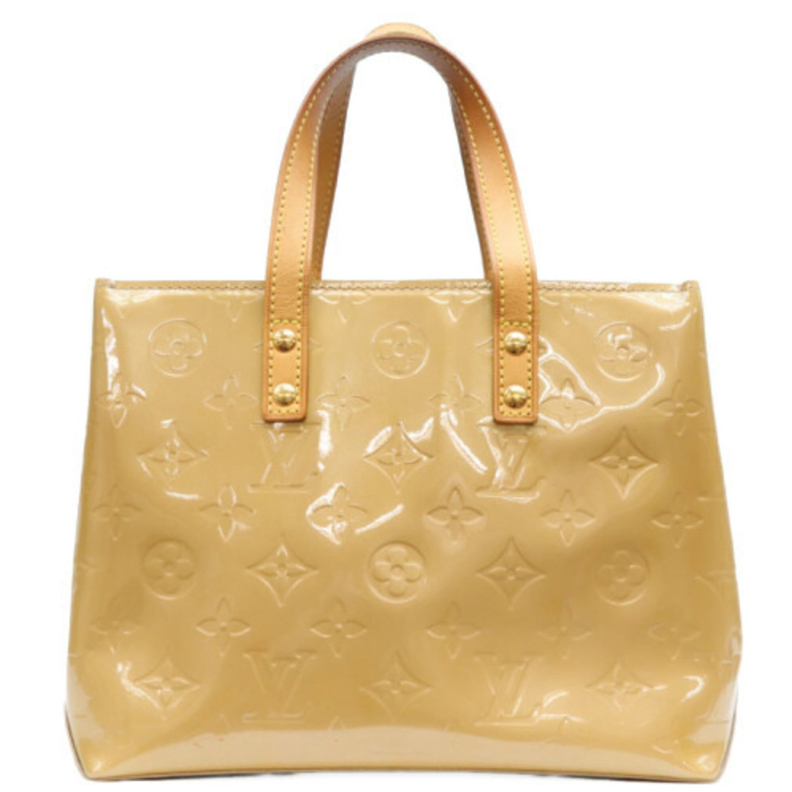 Handbag Vernis Louis Vuitton: Handbag Vernis Louis Vuitton Vernis Louis Vuitton handbag in beige, with dimensions of 18cm x 22.5cm x 10cm. This handbag features the iconic Vernis material, known for its unique texture and
