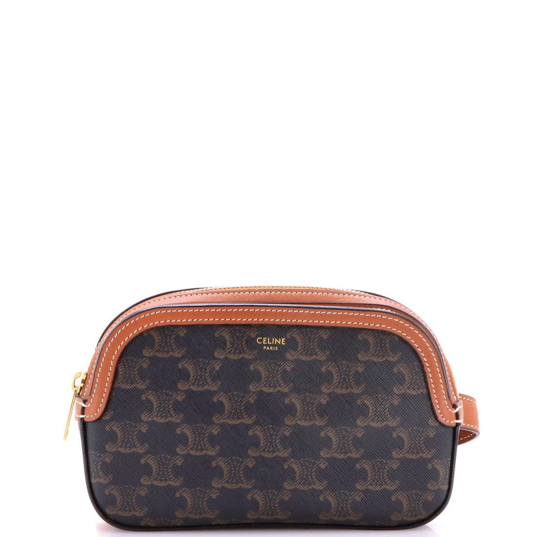 Canvas Coated Small Celine Triomphe Bag Camera (1 of 6)