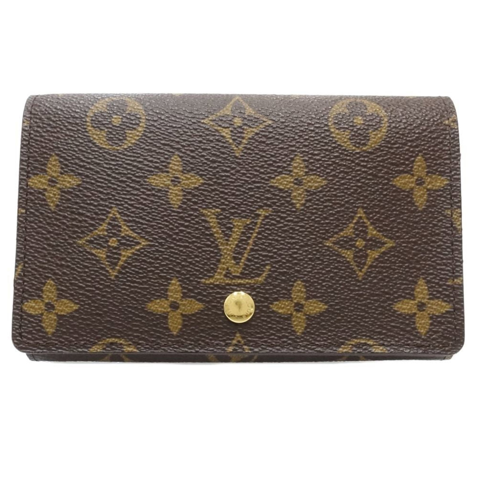 Louis Vuitton Wallet (Bi-Fold) Monogram: Louis Vuitton Wallet (Bi-Fold) Monogram Brown Monogram Louis Vuitton Bi-Fold Wallet. Made with high-quality materials, this bi-fold wallet features the iconic Monogram pattern in a classic brown hue. 
