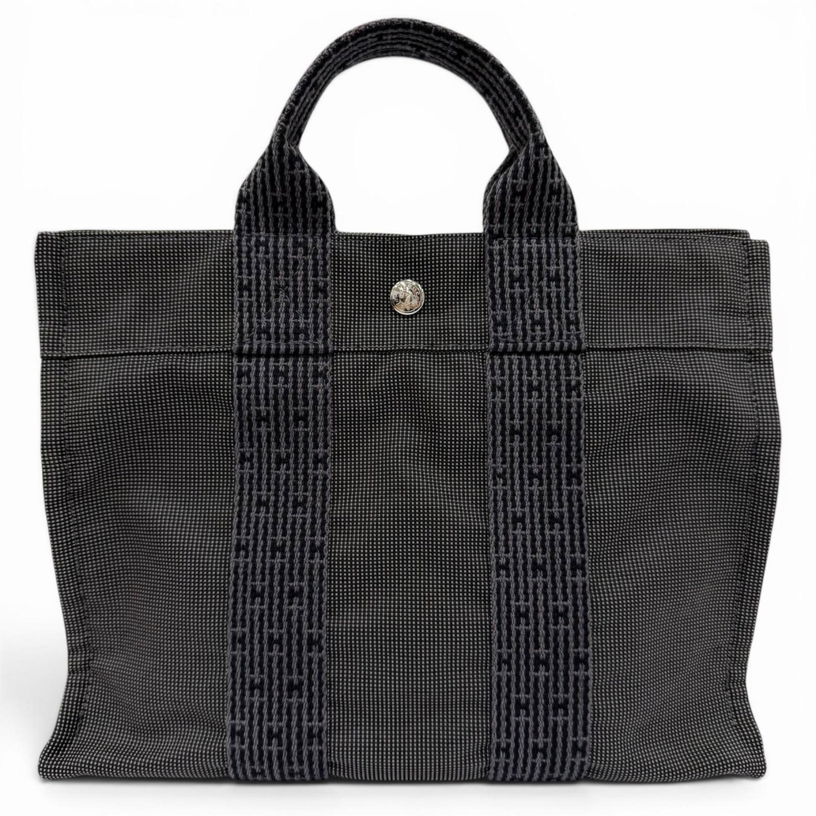 Polyester Polyamide Handbag Tote Hermes (1 of 11)