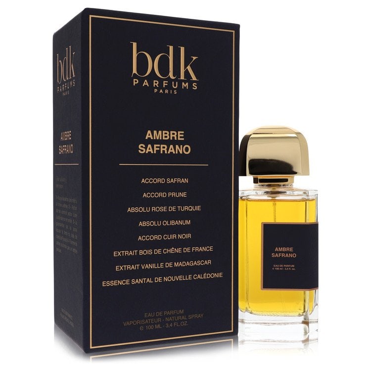 Bdk Ambre Safrano by Bdk Parfums Eau De Parfum Spray (Unisex) 3.4 oz: Bdk Ambre Safrano by Bdk Parfums Eau De Parfum Spray (Unisex) 3.4 oz Bdk Ambre Safrano by Bdk Parfums Eau De Parfum Spray is a unisex cologne available in a 3.4 oz size, offering a unique blend of