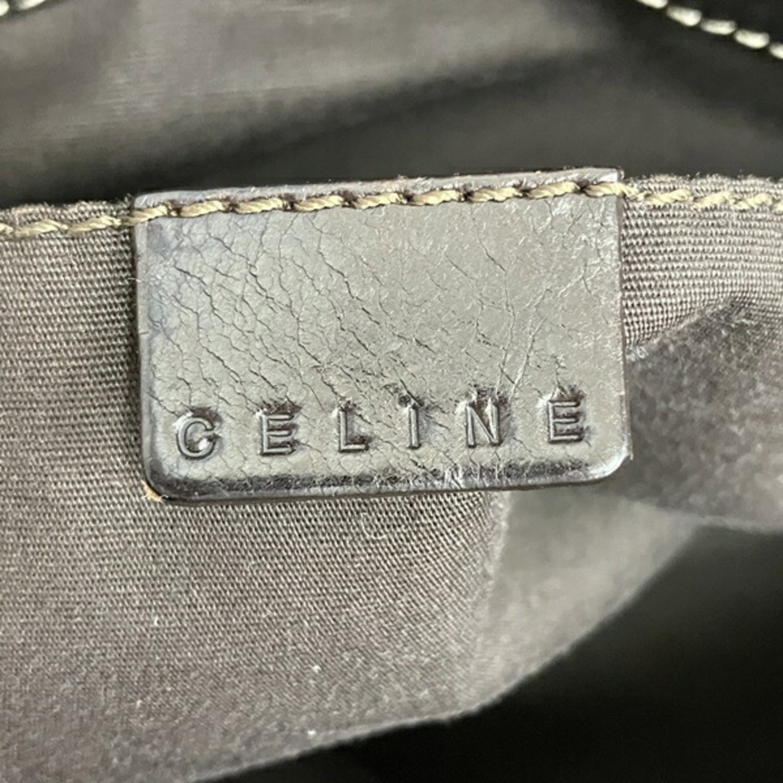 Handbag Celine Leather - 4