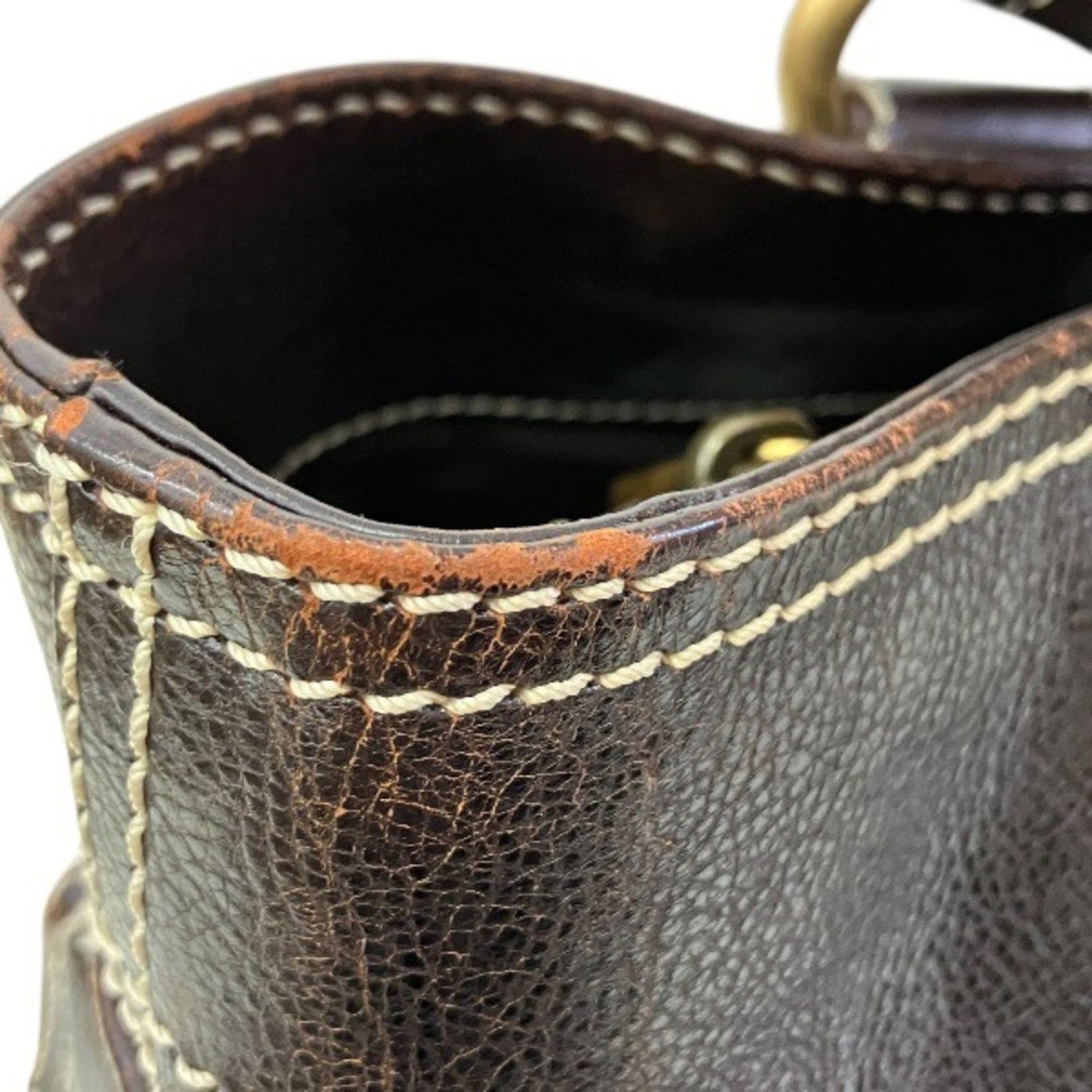 Handbag Celine Leather - 6