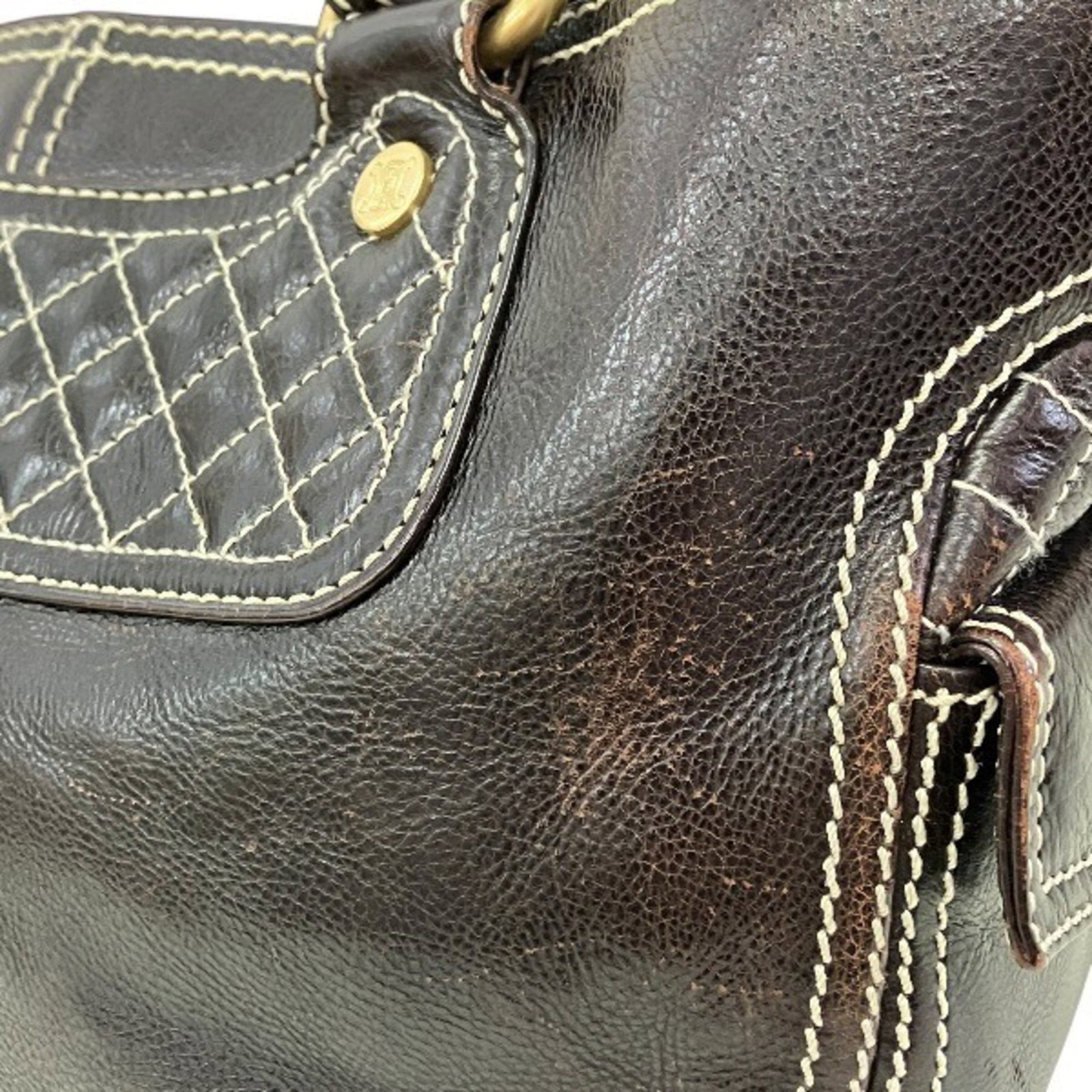 Handbag Celine Leather - 8