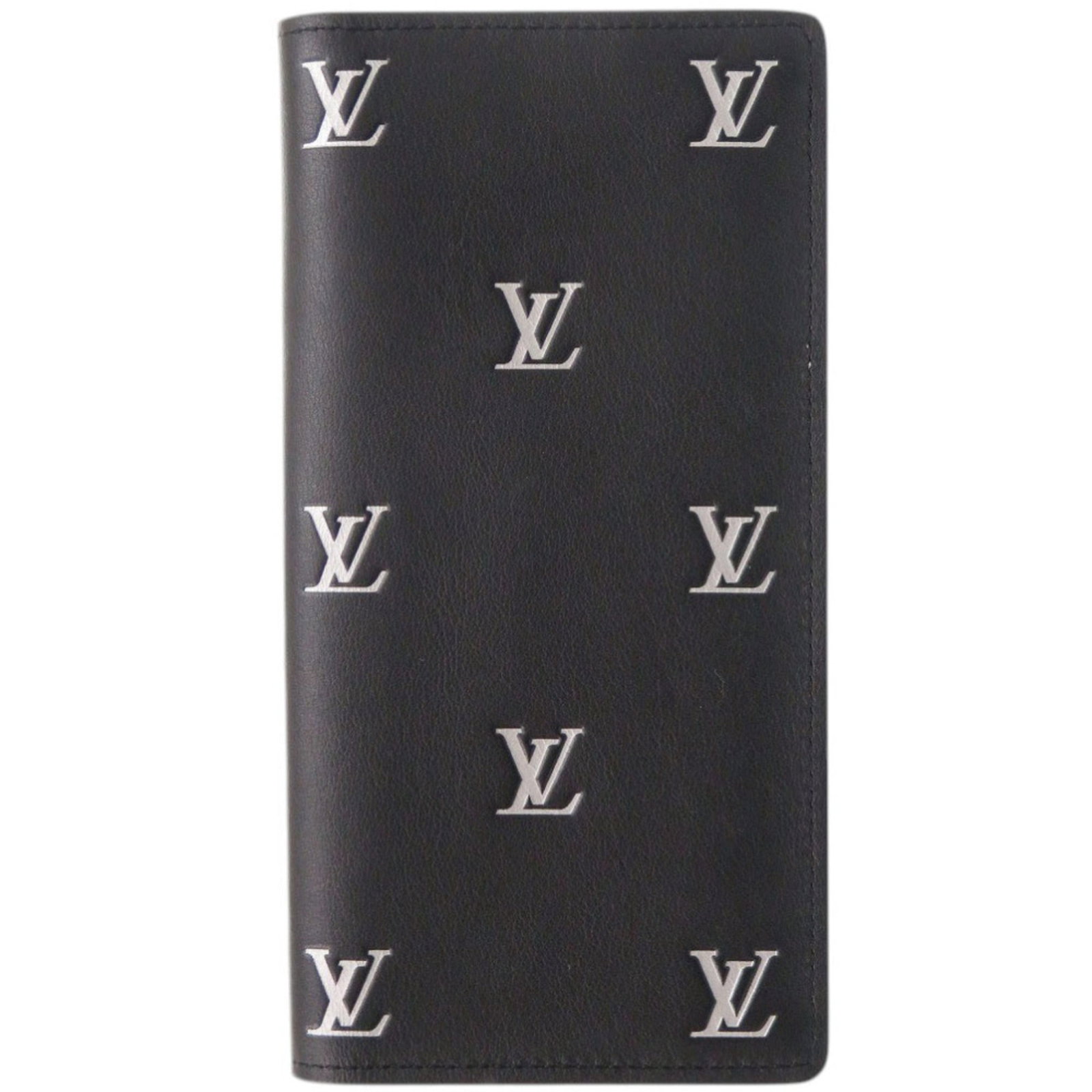 Long Wallet Bi Fold Leather Louis Vuitton: Long Wallet Bi Fold Leather Louis Vuitton Black Long Wallet Bi Fold Leather Louis Vuitton, 19cm x 10cm x 2cm. This long wallet features bi-fold design and is made from high-quality leather. The