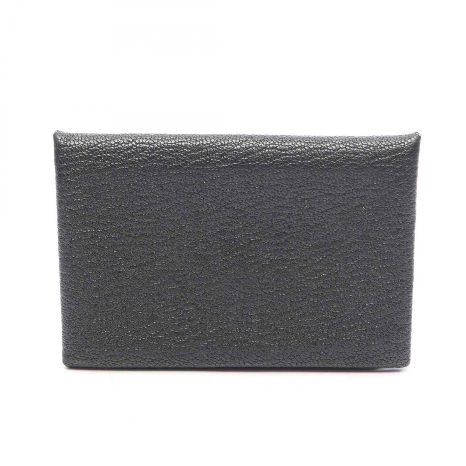 Hermes Coin Purse/ Coin Case Chevre Leather: Hermes Coin Purse/ Coin Case Chevre Leather Chevre leather coin purse in gray and pink, measuring 7cm x 10.5cm x 1.5cm, offering a compact storage solution for small items. The classic design features