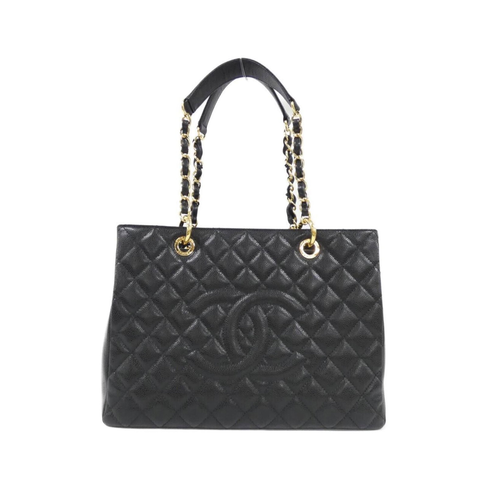 Calfskin Grained Chanel Bag: Calfskin Grained Chanel Bag Calfskin Grained Chanel Bag in Black. This shoulder bag features high-quality, grained calfskin material and gold hardware for a luxurious look. The compact size makes it