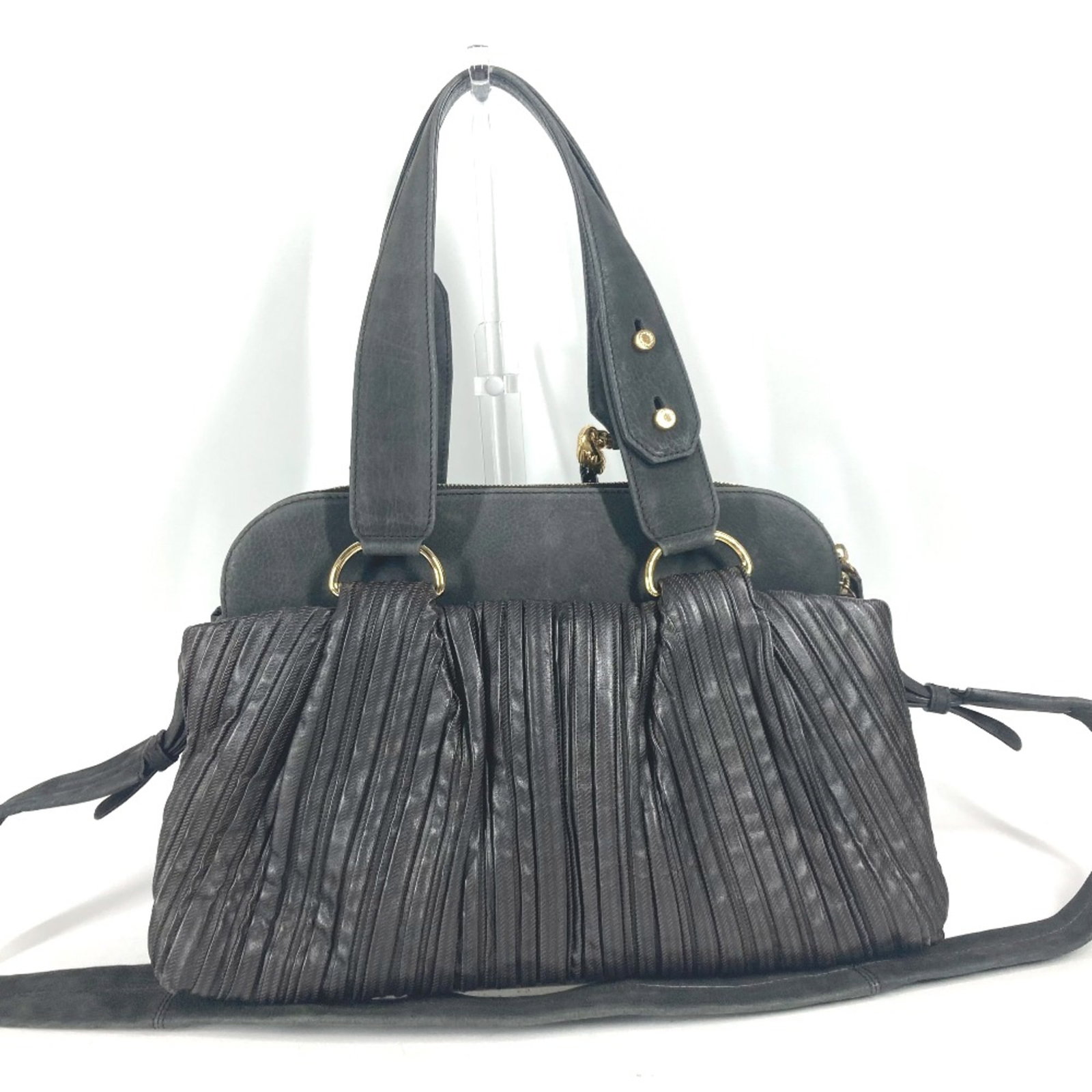 Bag leather shoulder Bvlgari - 2