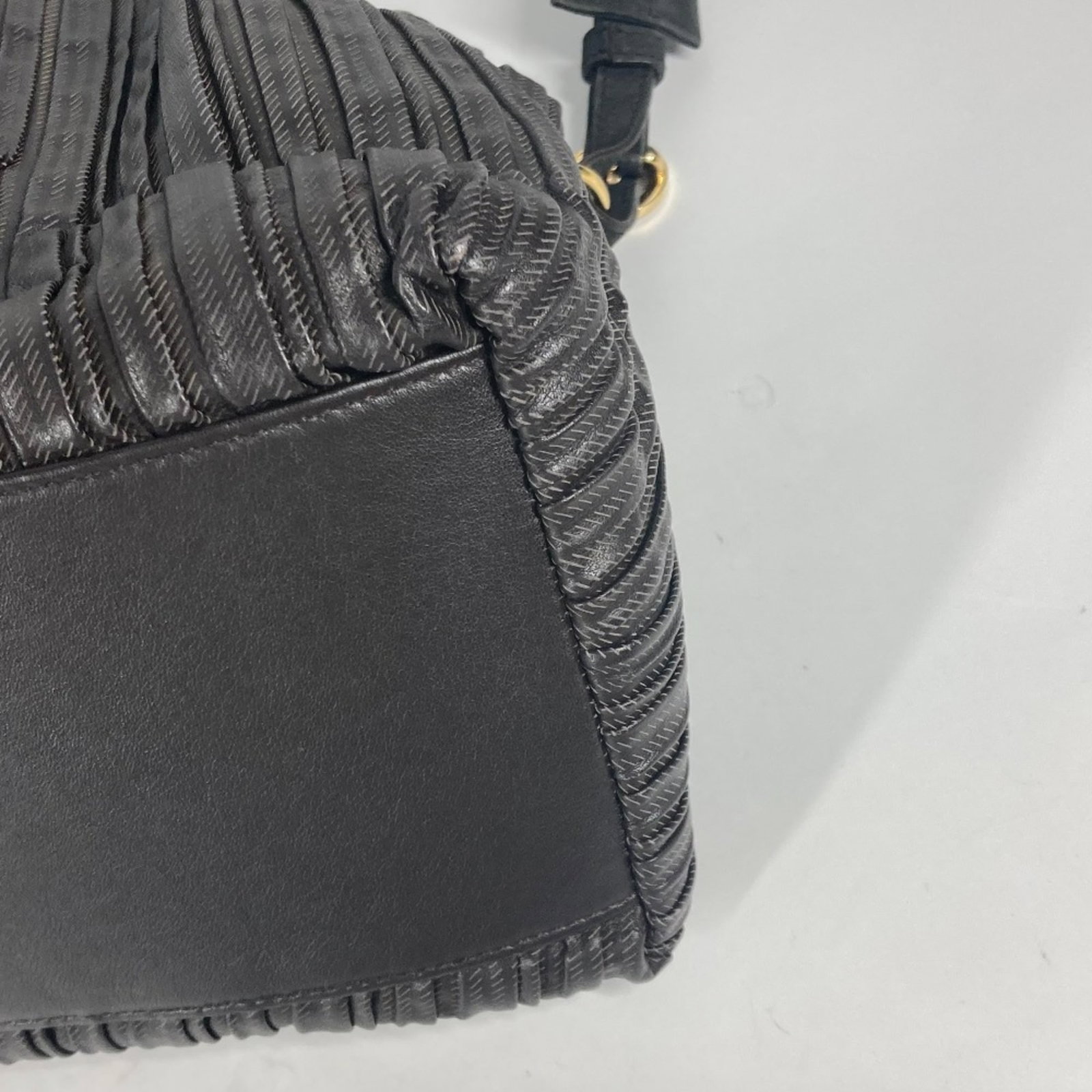 Bag leather shoulder Bvlgari - 8